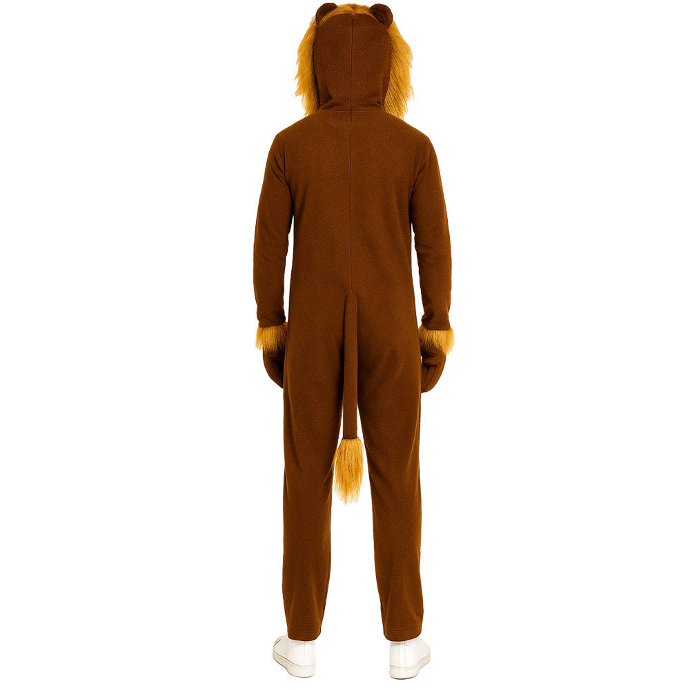 Costume da animale Leone per festa di Halloween per adulti
