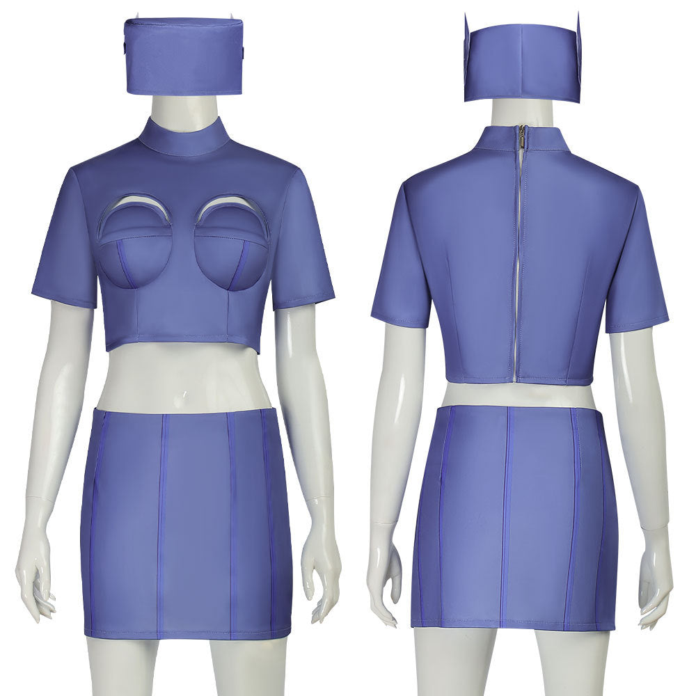 Costume cosplay da hostess Lilu di The Fifth Element per Halloween
