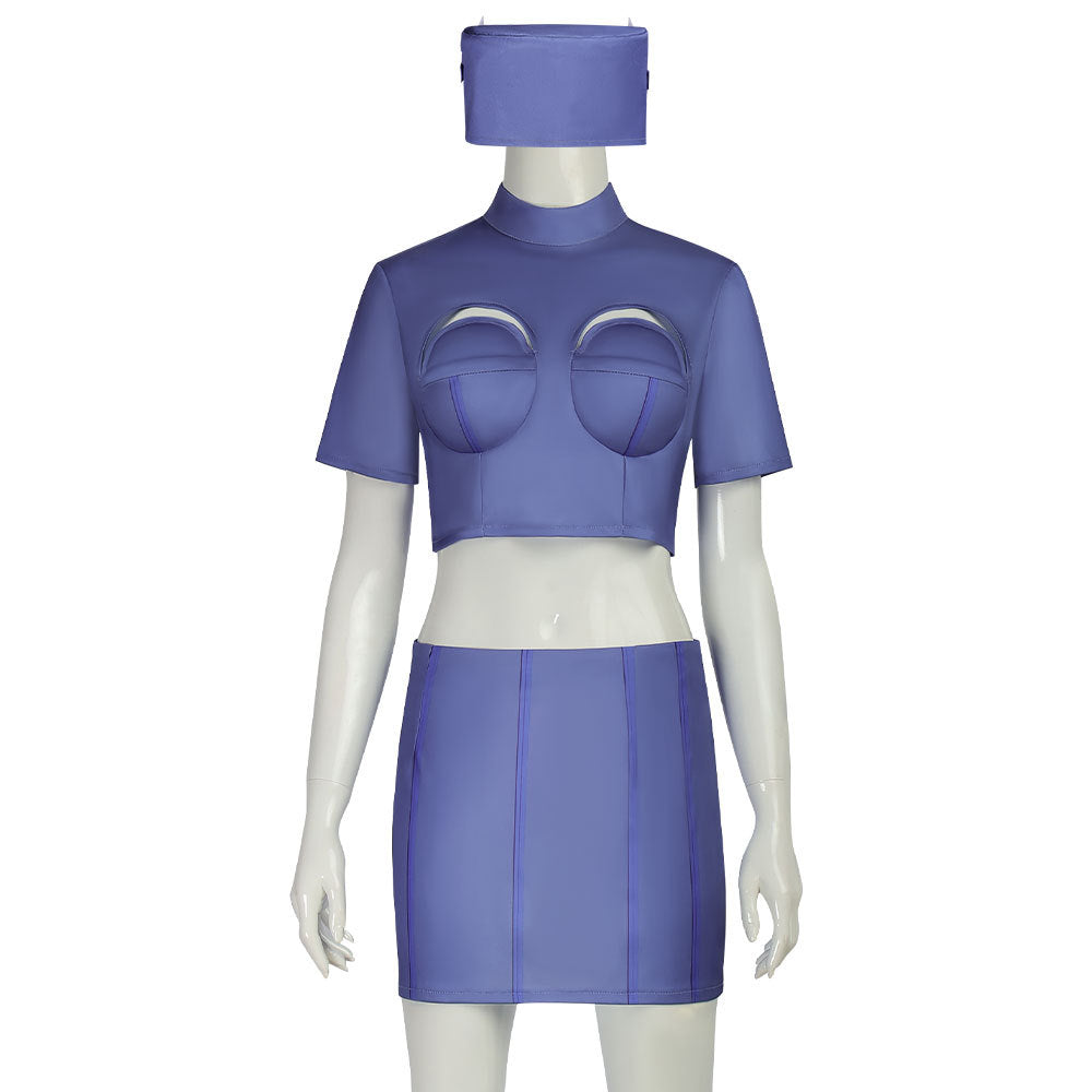 Costume cosplay da hostess Lilu di The Fifth Element per Halloween