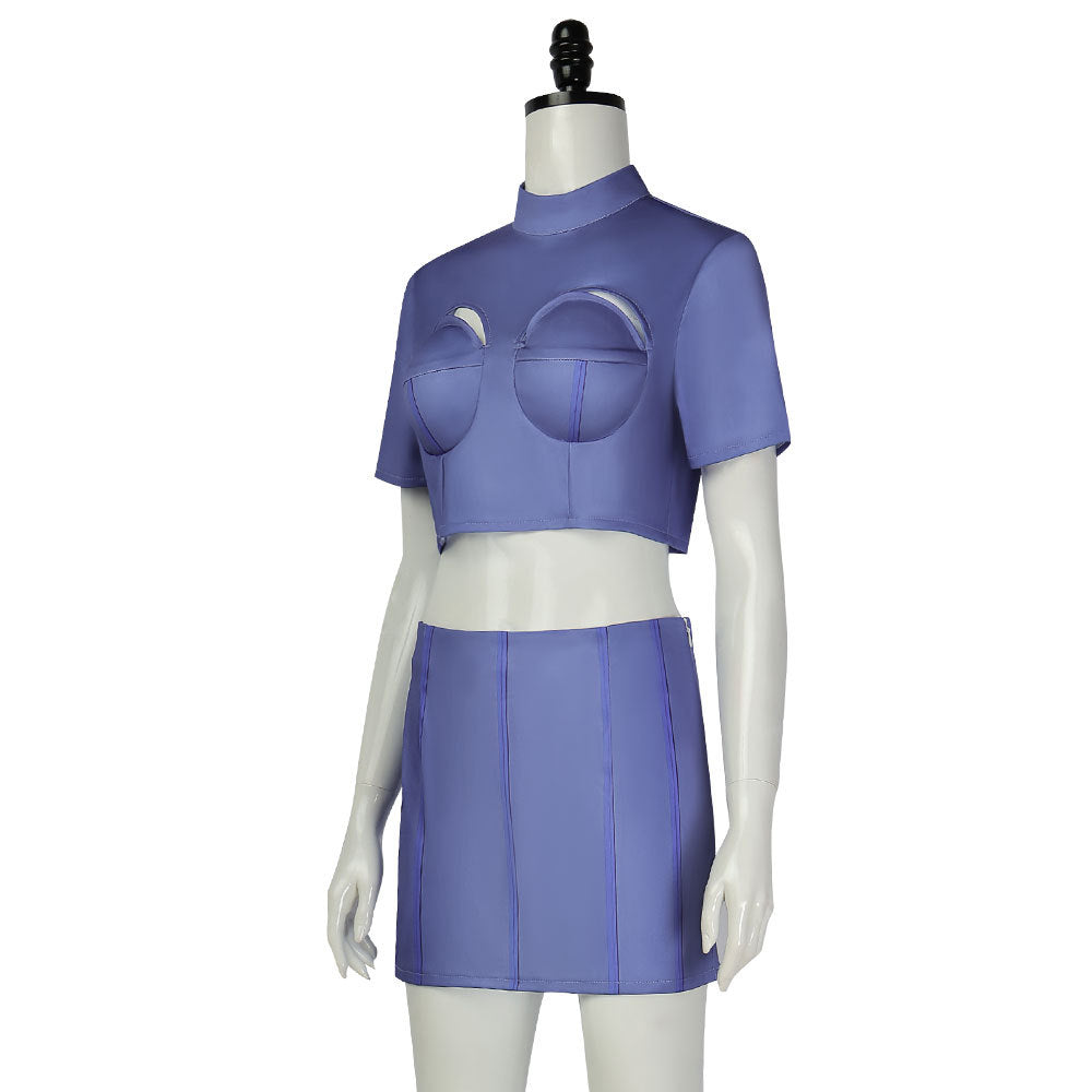 Costume cosplay da hostess Lilu di The Fifth Element per Halloween