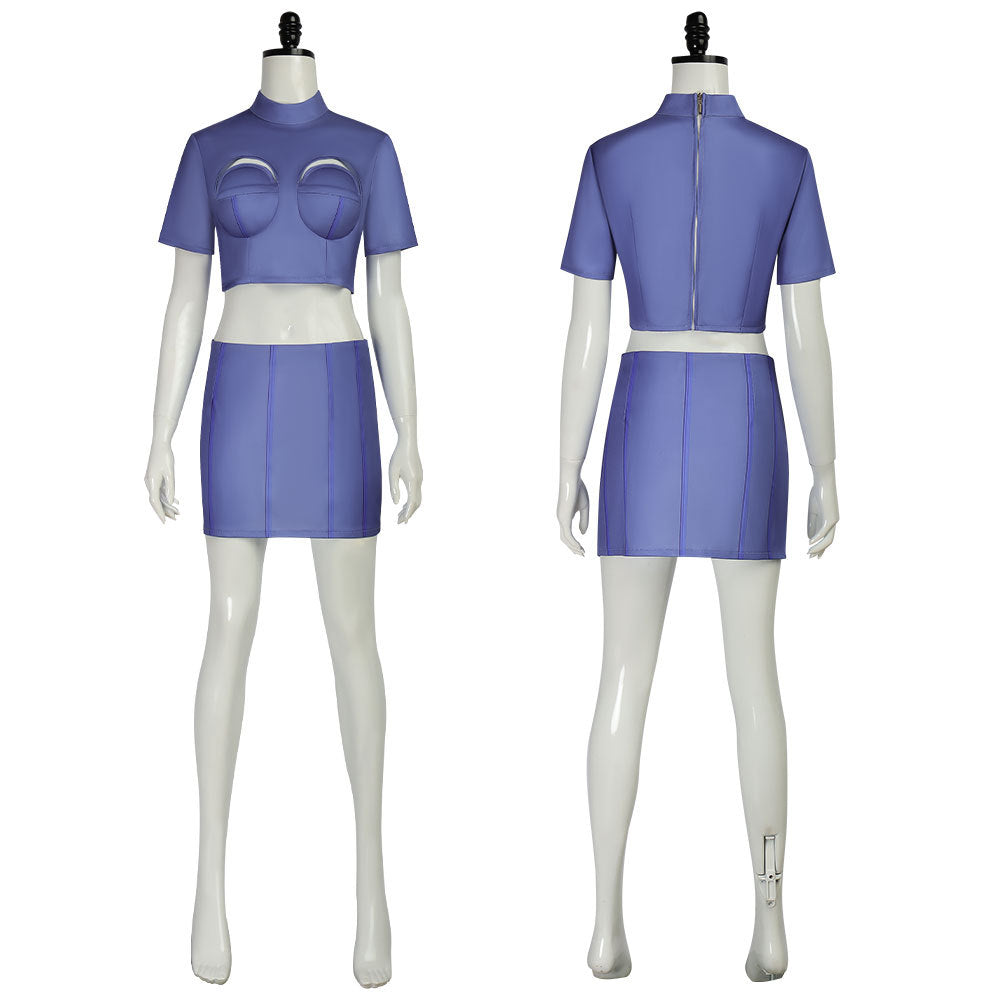 Costume cosplay da hostess Lilu di The Fifth Element per Halloween