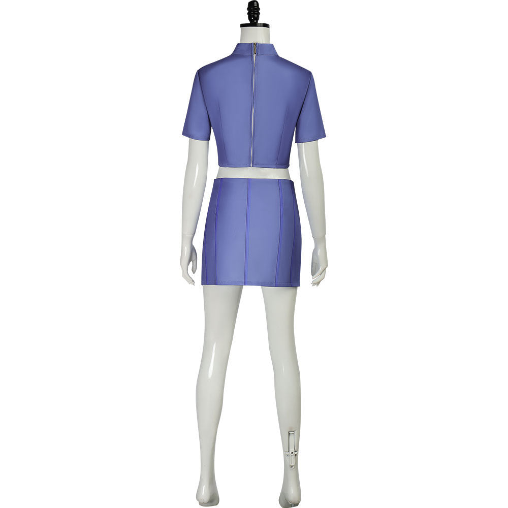 Costume cosplay da hostess Lilu di The Fifth Element per Halloween