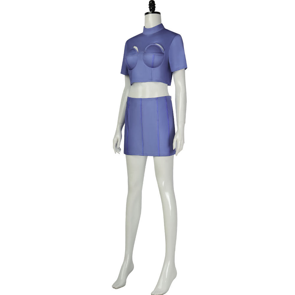 Costume cosplay da hostess Lilu di The Fifth Element per Halloween