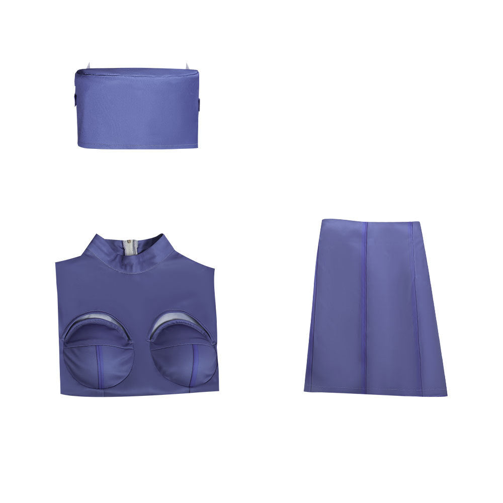 Costume cosplay da hostess Lilu di The Fifth Element per Halloween