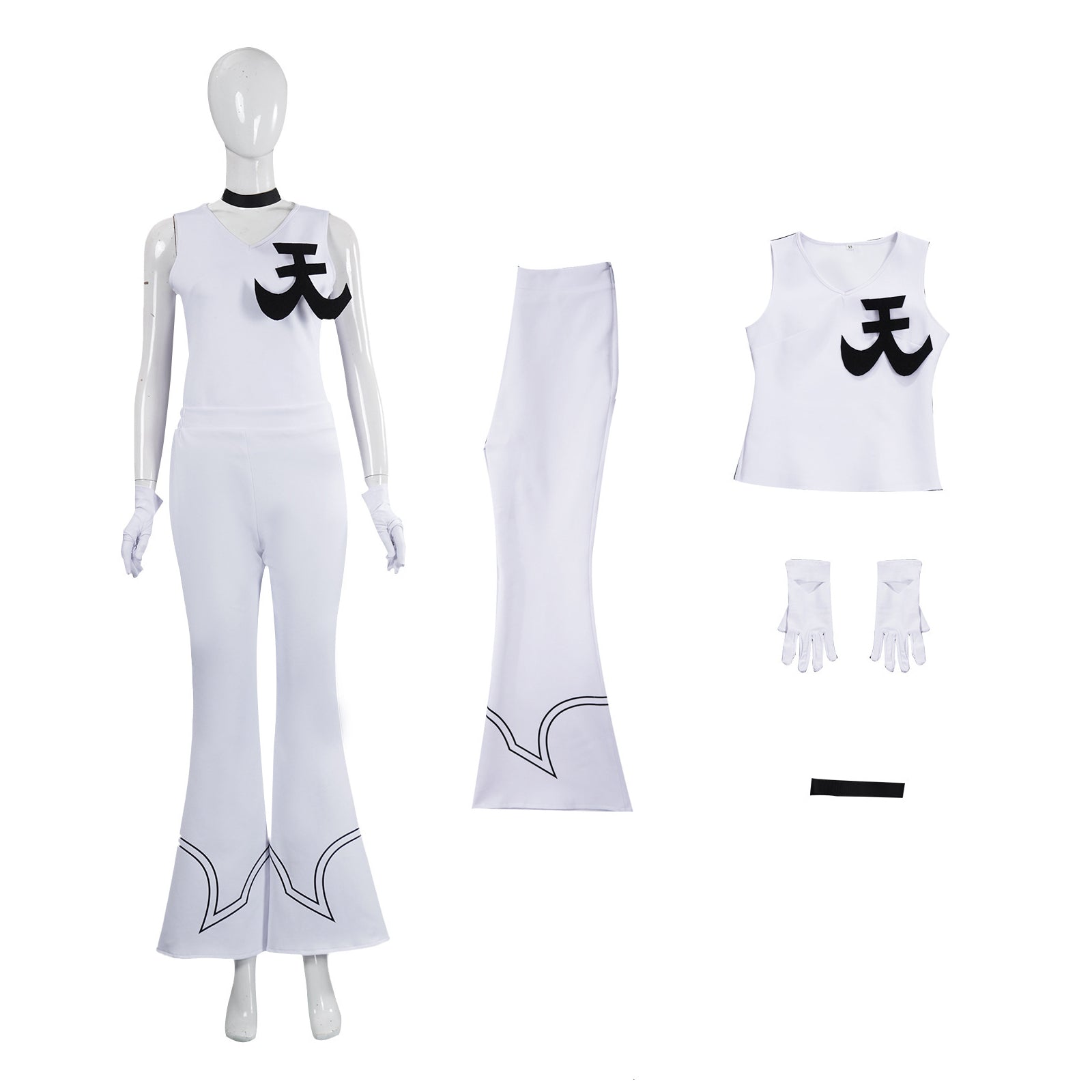 Costume cosplay di Polly Esther Ulfen da Panty & Stocking con giarrettiera