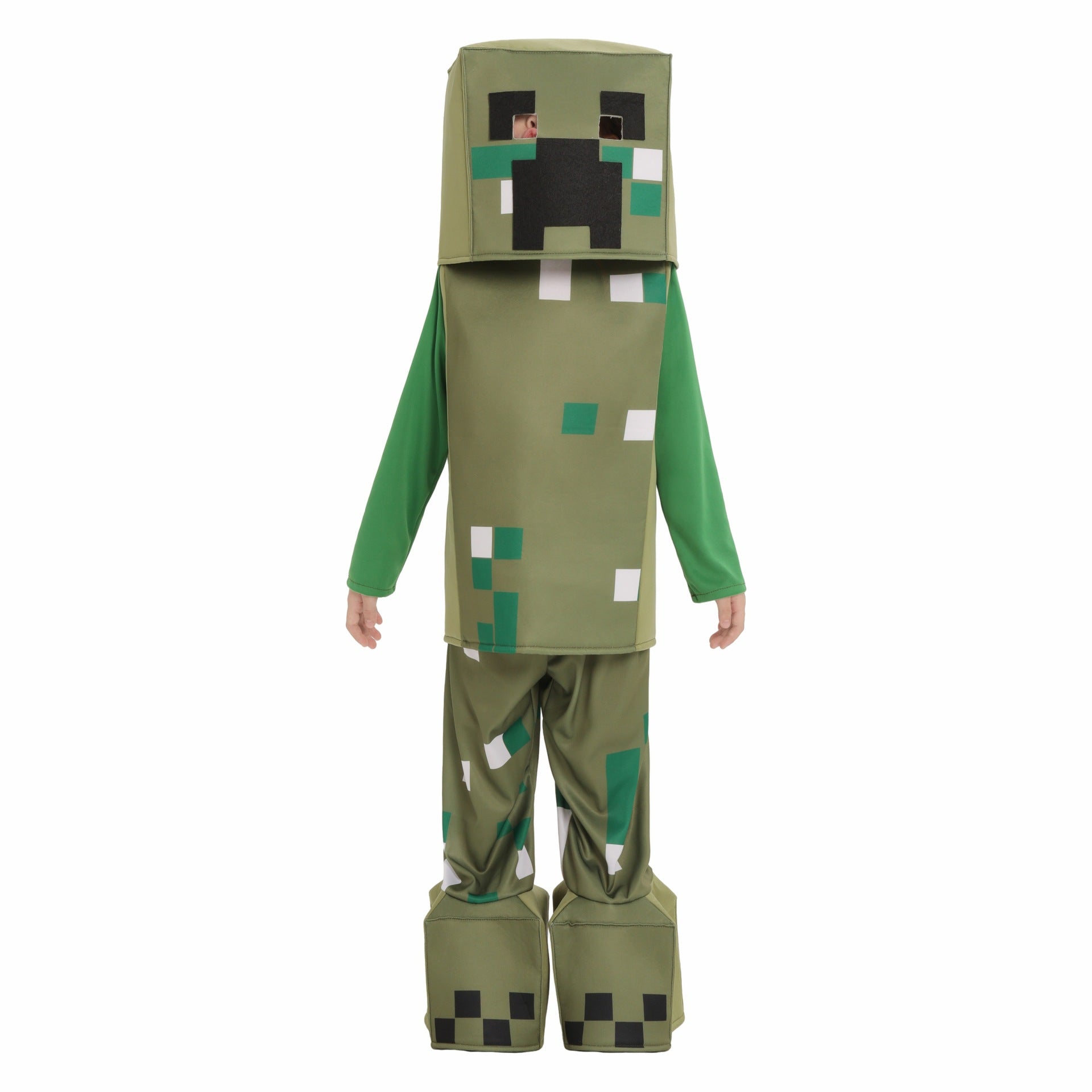 Costume classico di Halloween da Creeper di Minecraft per bambini maschi Disguise