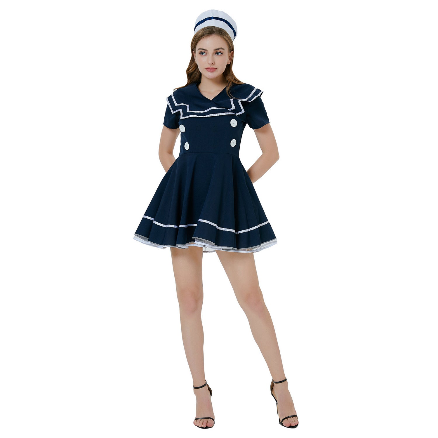 Costume da Capitano Marinaio Pin Up Donna