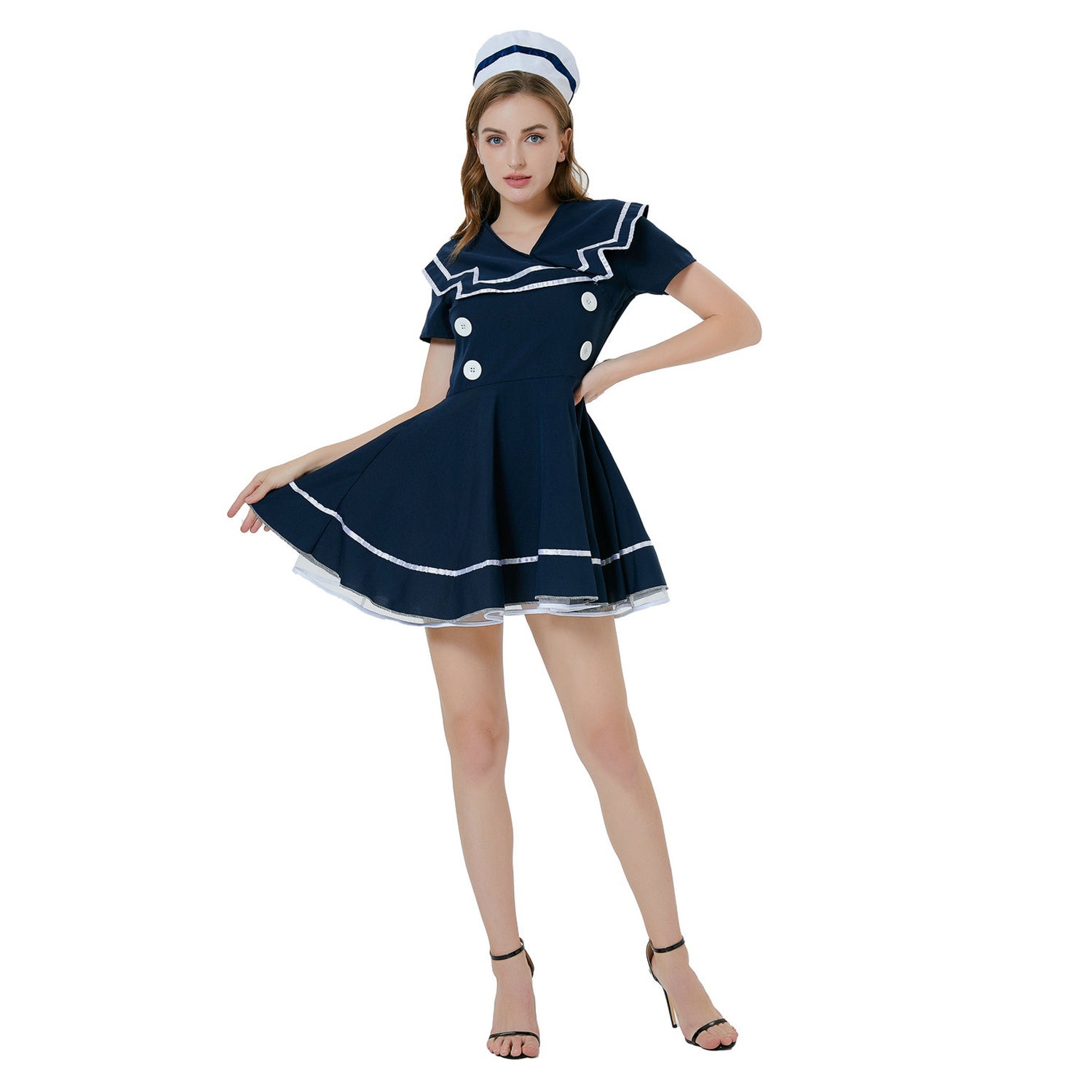 Costume da Capitano Marinaio Pin Up Donna