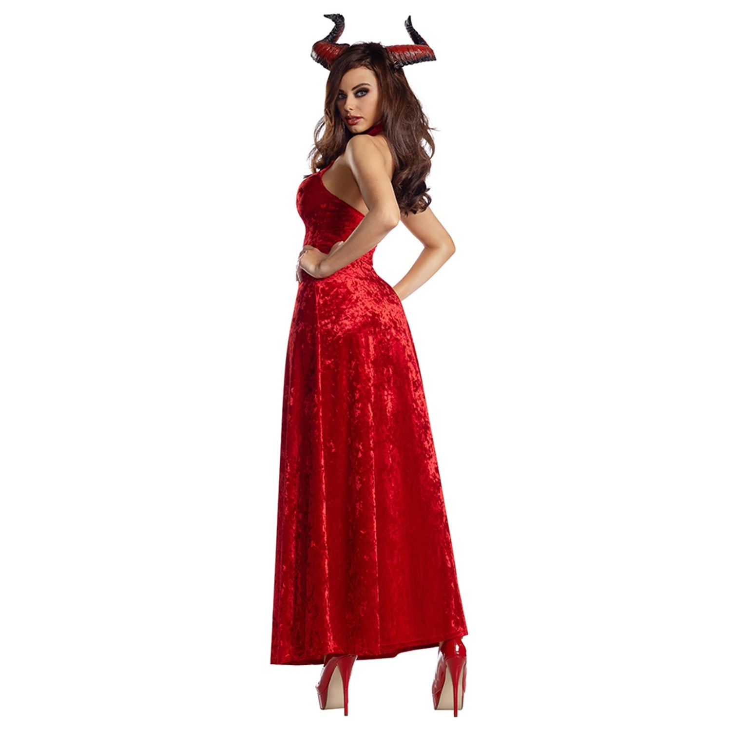 Costume da Demone Succube Rosso CATTIVA RELIGIONE per Halloween