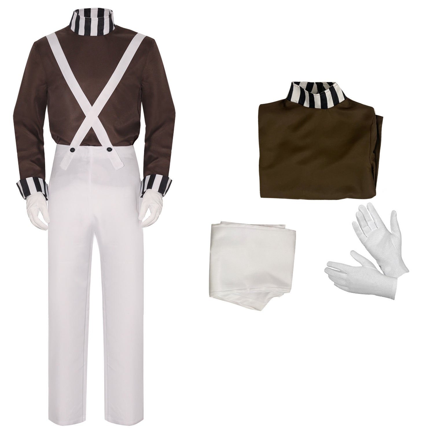 Costume da Clown di Charlie e la Fabbrica di Cioccolato per Carnevale