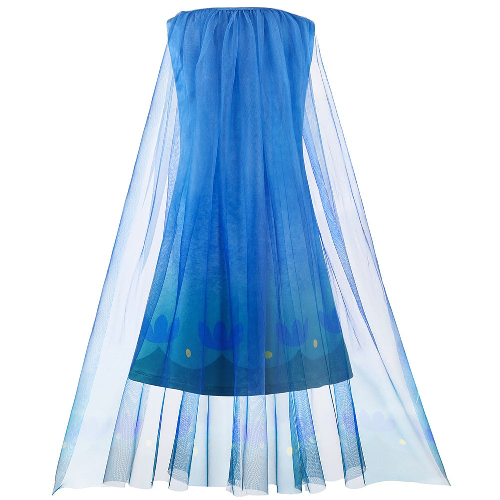 Costume da Principessa Poppy per Ragazze Trolls World Tour Set Abito