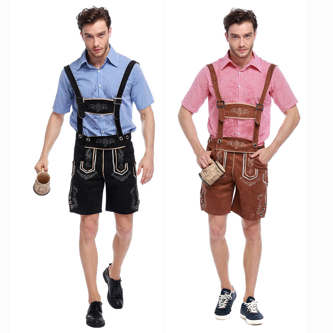 Costume da Cameriere di Birra Tedesco da Oktoberfest per Uomo per Halloween