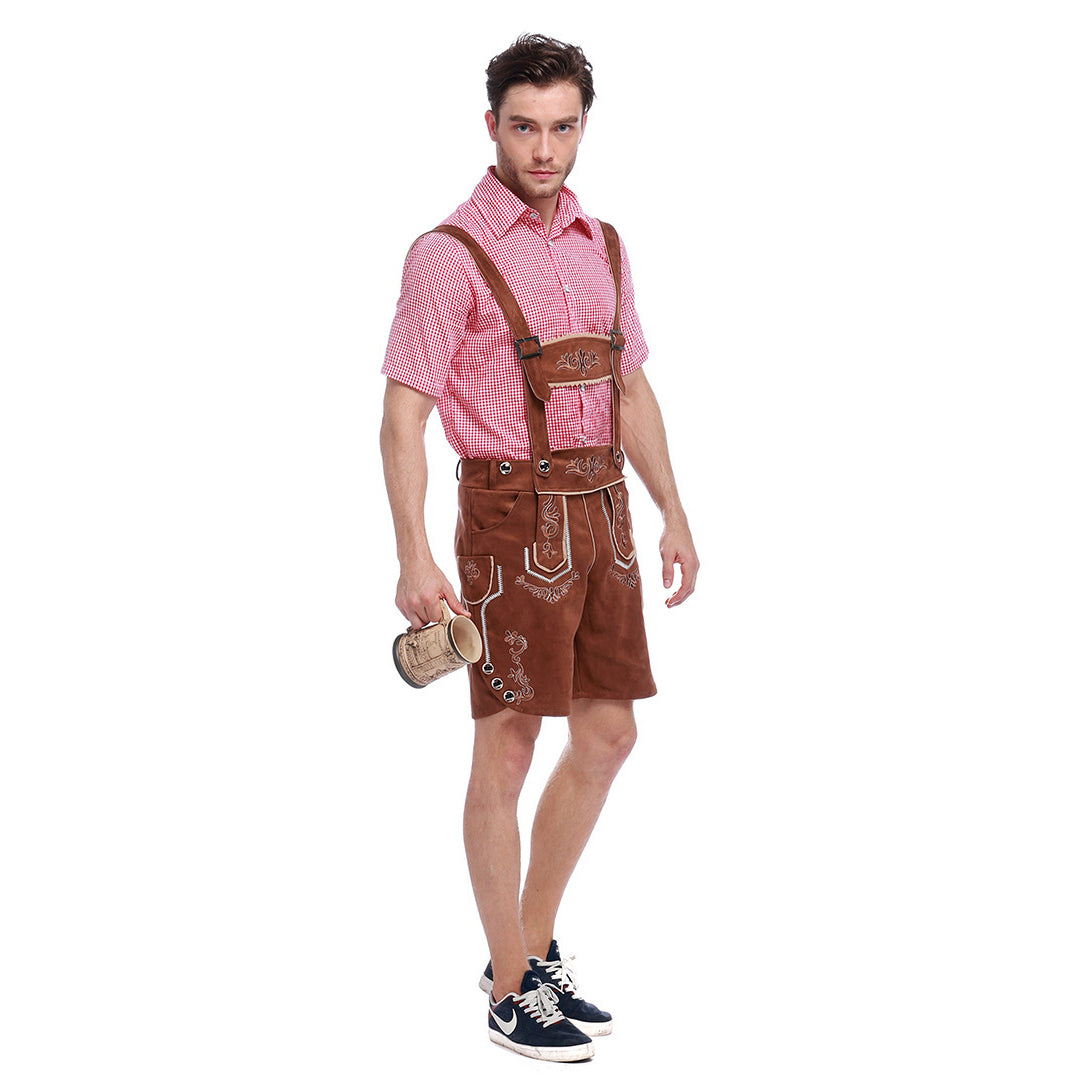 Costume da Cameriere di Birra Tedesco da Oktoberfest per Uomo per Halloween