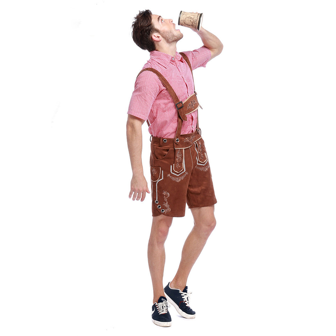 Costume da Cameriere di Birra Tedesco da Oktoberfest per Uomo per Halloween