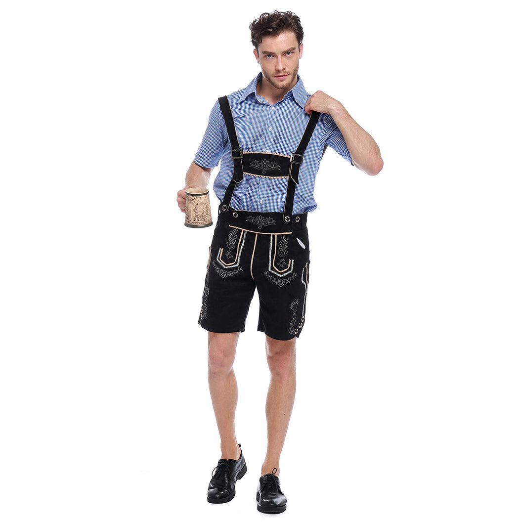 Costume da Cameriere di Birra Tedesco da Oktoberfest per Uomo per Halloween