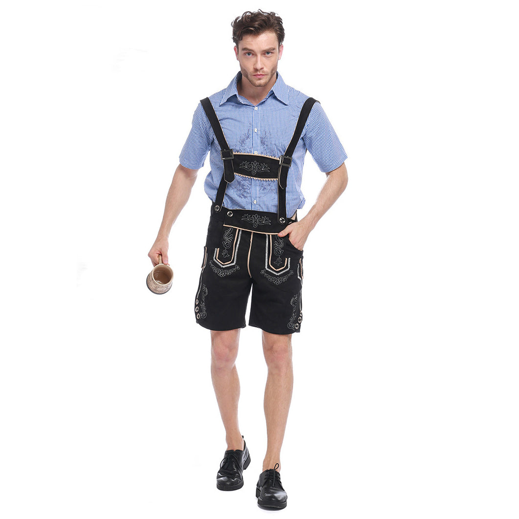 Costume da Cameriere di Birra Tedesco da Oktoberfest per Uomo per Halloween