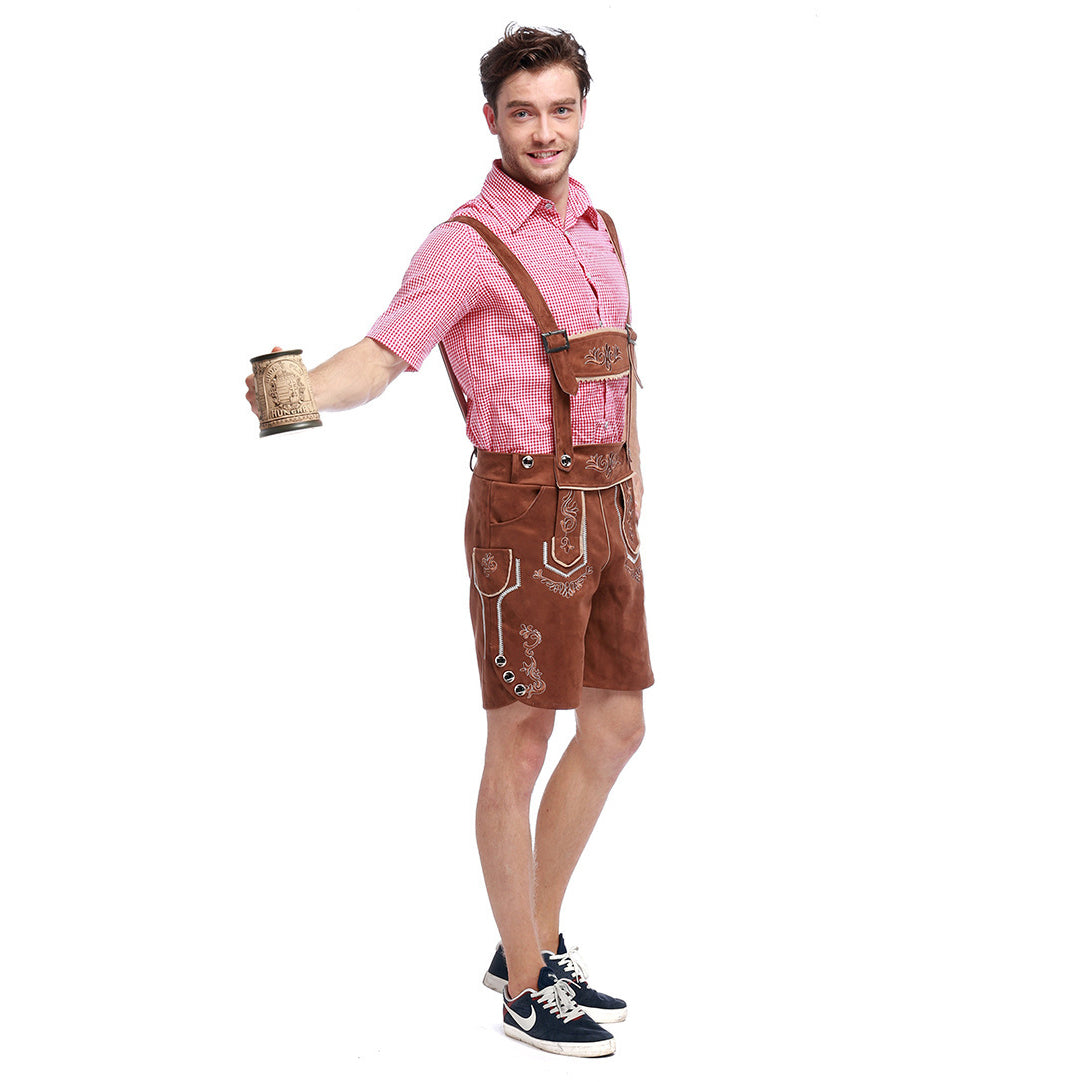 Costume da Cameriere di Birra Tedesco da Oktoberfest per Uomo per Halloween