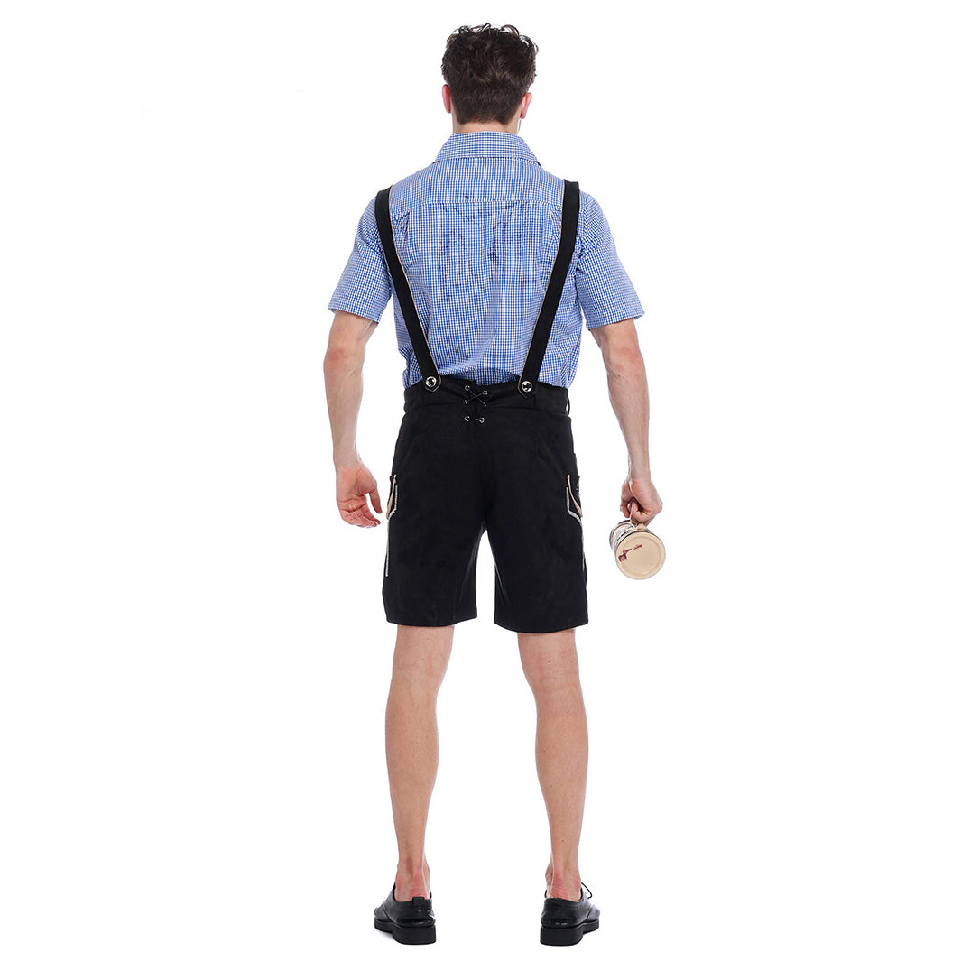 Costume da Cameriere di Birra Tedesco da Oktoberfest per Uomo per Halloween