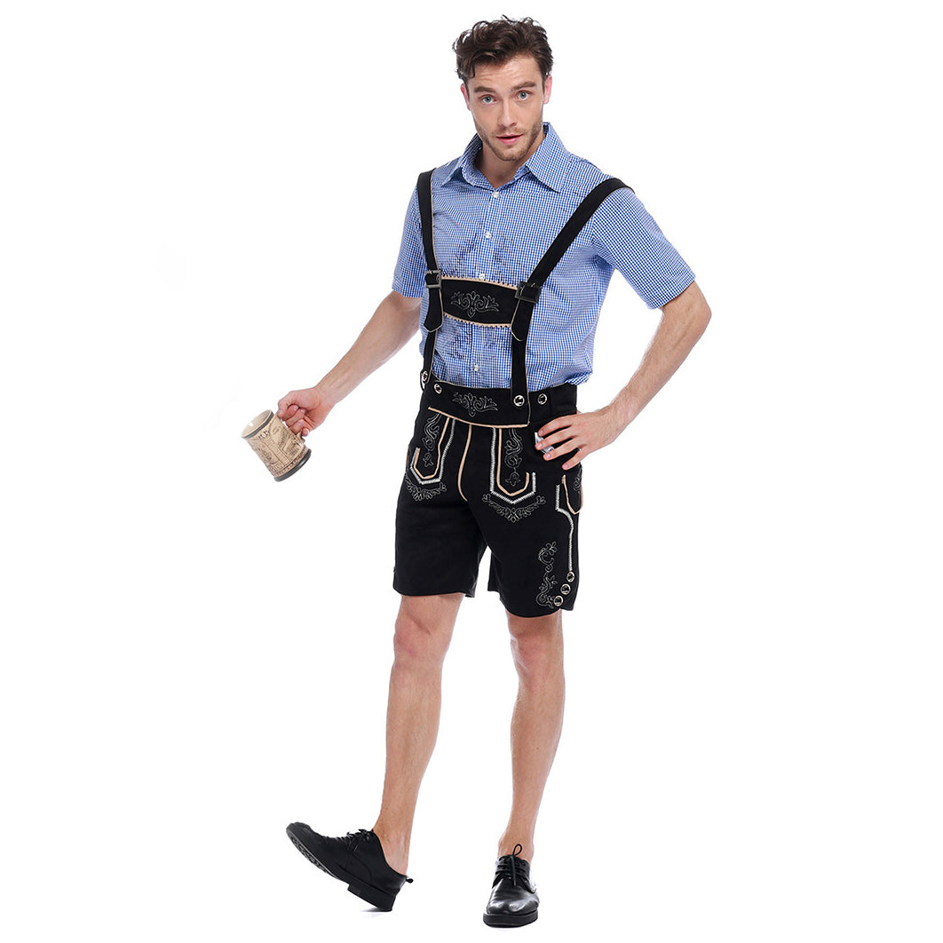 Costume da Cameriere di Birra Tedesco da Oktoberfest per Uomo per Halloween