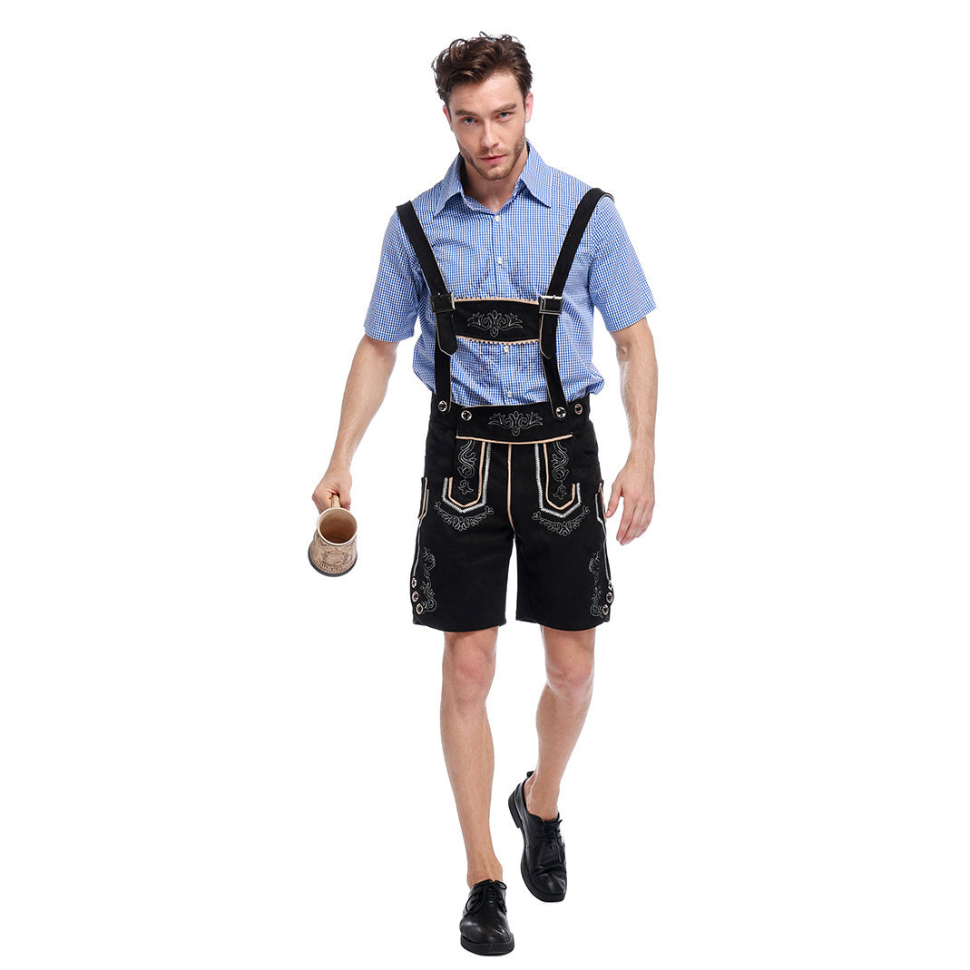Costume da Cameriere di Birra Tedesco da Oktoberfest per Uomo per Halloween