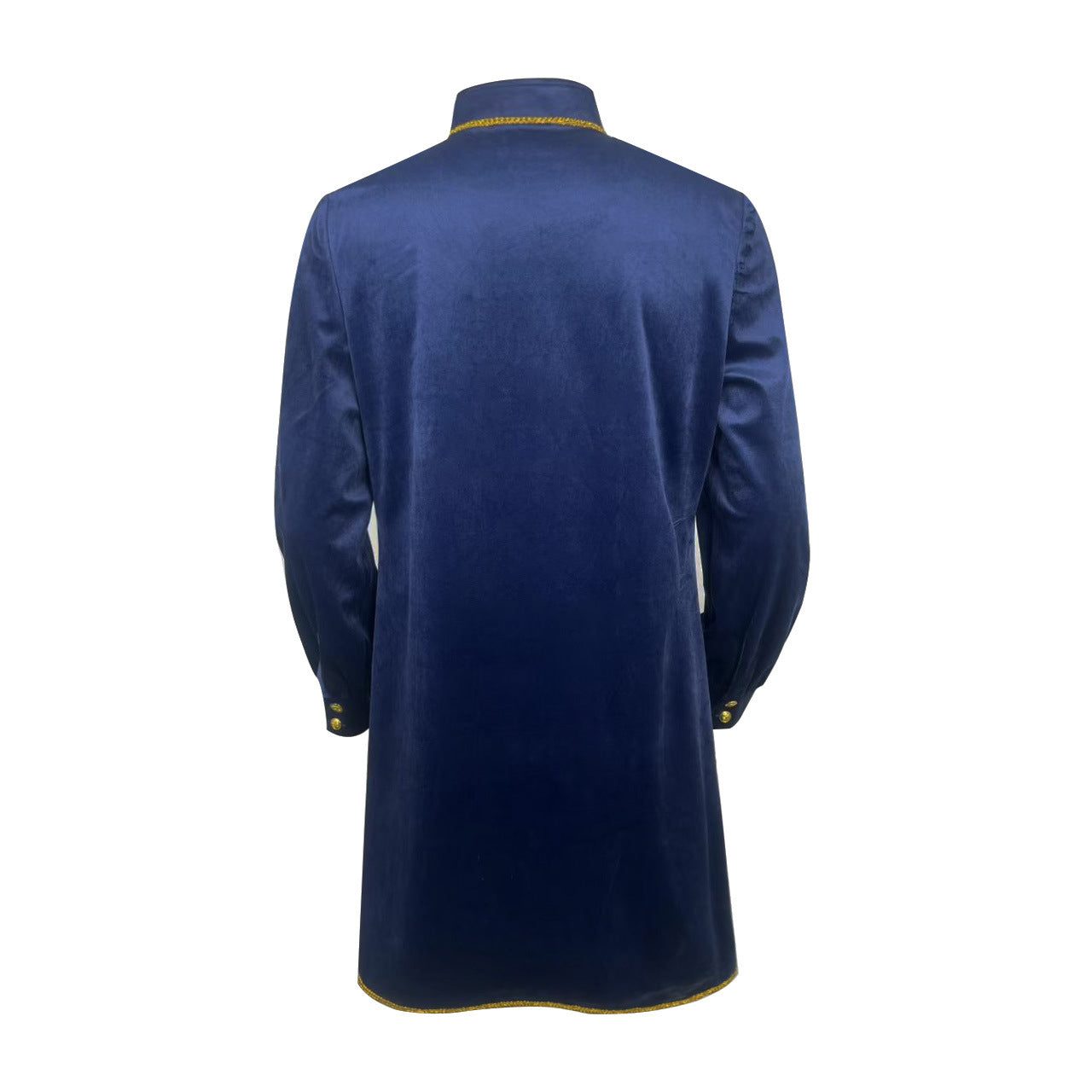 Costume da principe blu "La Bella e la Bestia" da uomo, frac medievale gotico