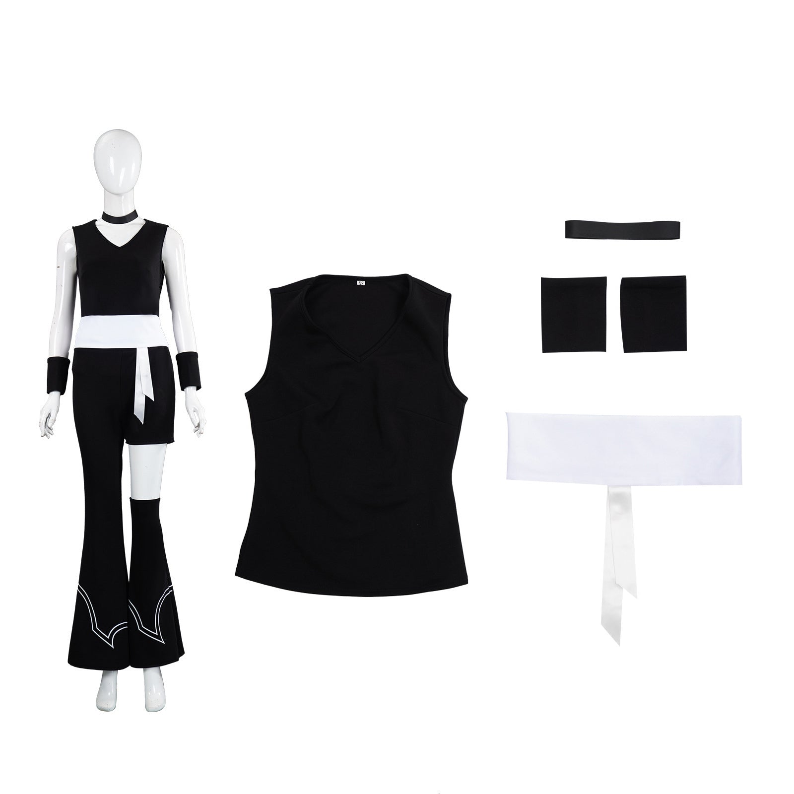 Costume cosplay di Polly Esther Ulfen da Panty & Stocking con giarrettiera