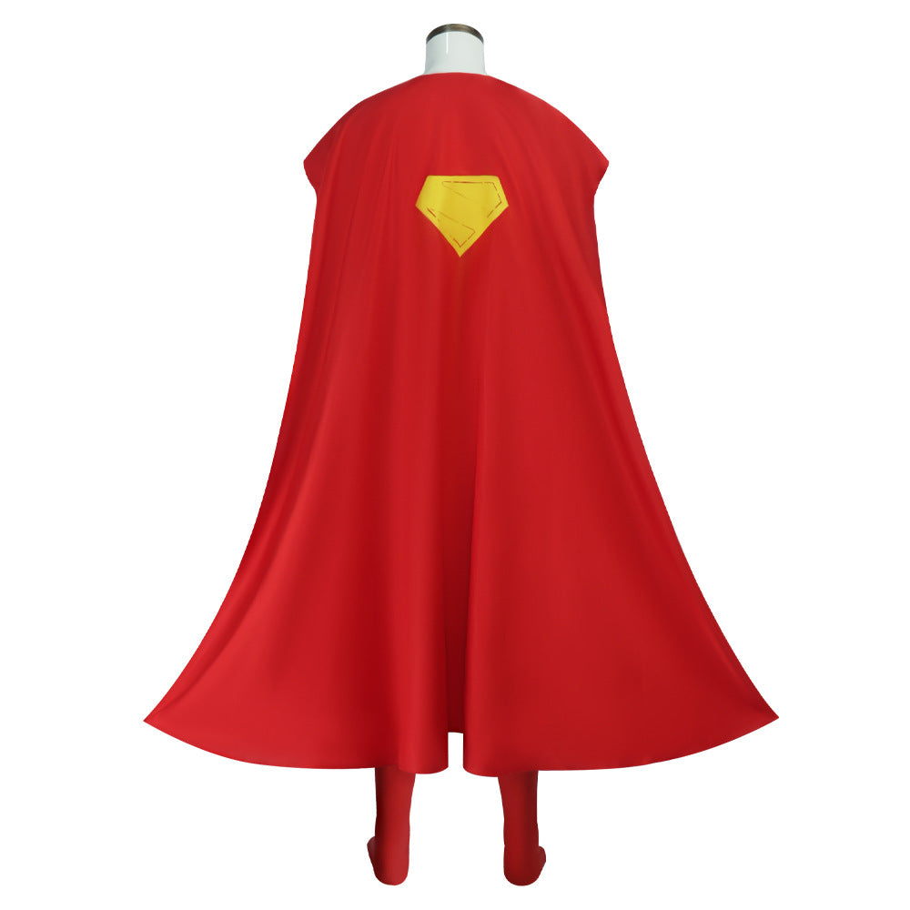 Tuta 3D Deluxe Superman Clark Kent con Mantello Bodysuit