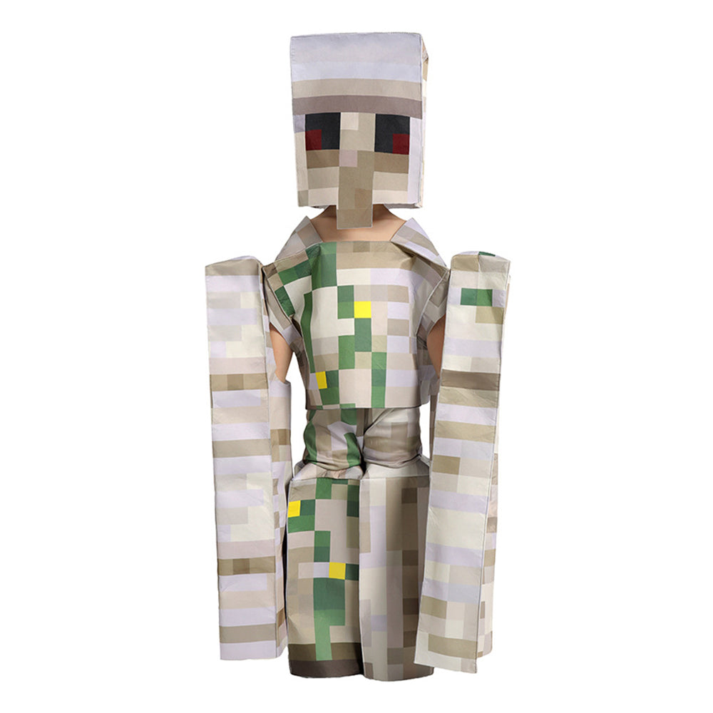 Costume da scheletro di Minecraft per bambini, ragazzi e ragazze per Halloween