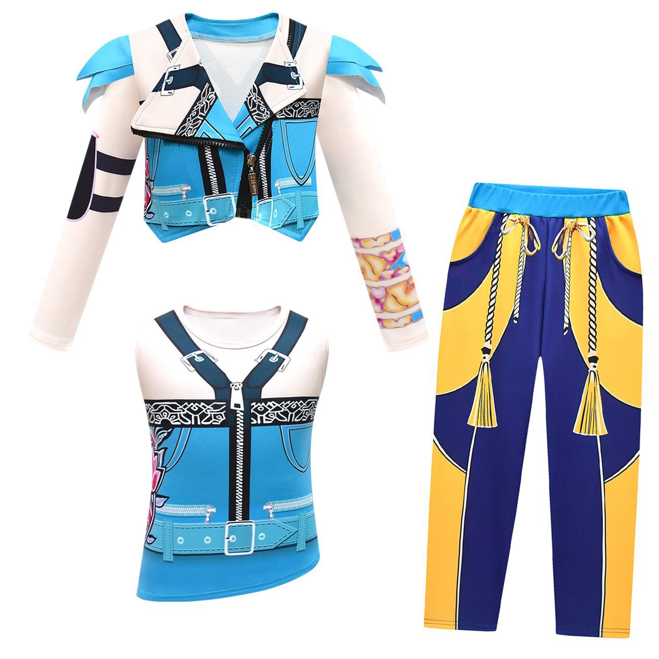 Costume da Cacciatori di Demoni KPop per Bambini, Abiti da Cosplay Fancy per Ragazze Zoey