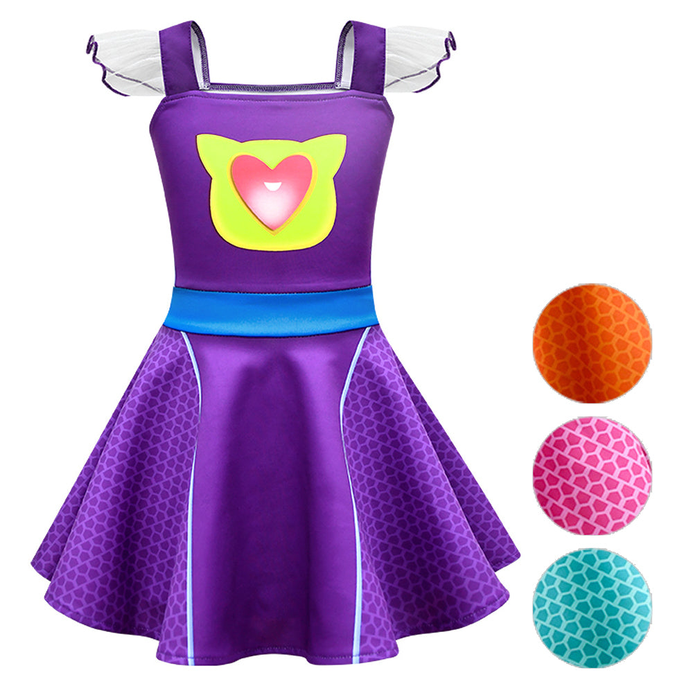 Costume SuperKitties Sparks Buddy Luminoso Abito da Principessa per Bambina