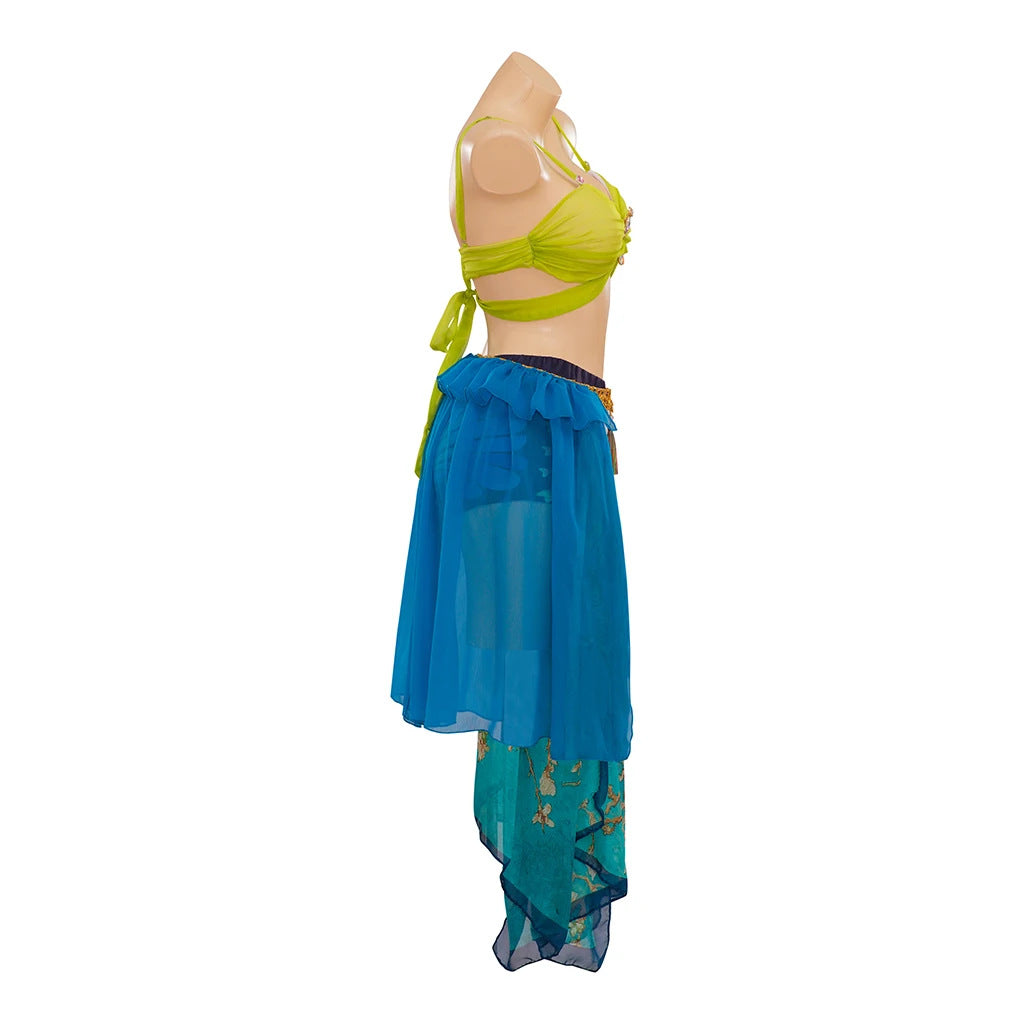 Costume da schiava Britney Spears 4 U Dreamcosplay per palcoscenico e Halloween