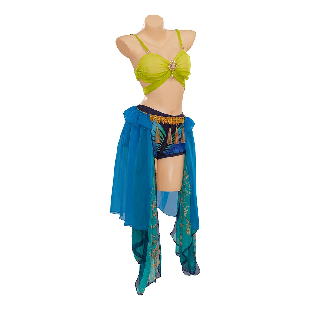 Costume da schiava Britney Spears 4 U Dreamcosplay per palcoscenico e Halloween