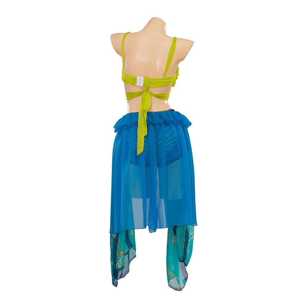 Costume da schiava Britney Spears 4 U Dreamcosplay per palcoscenico e Halloween