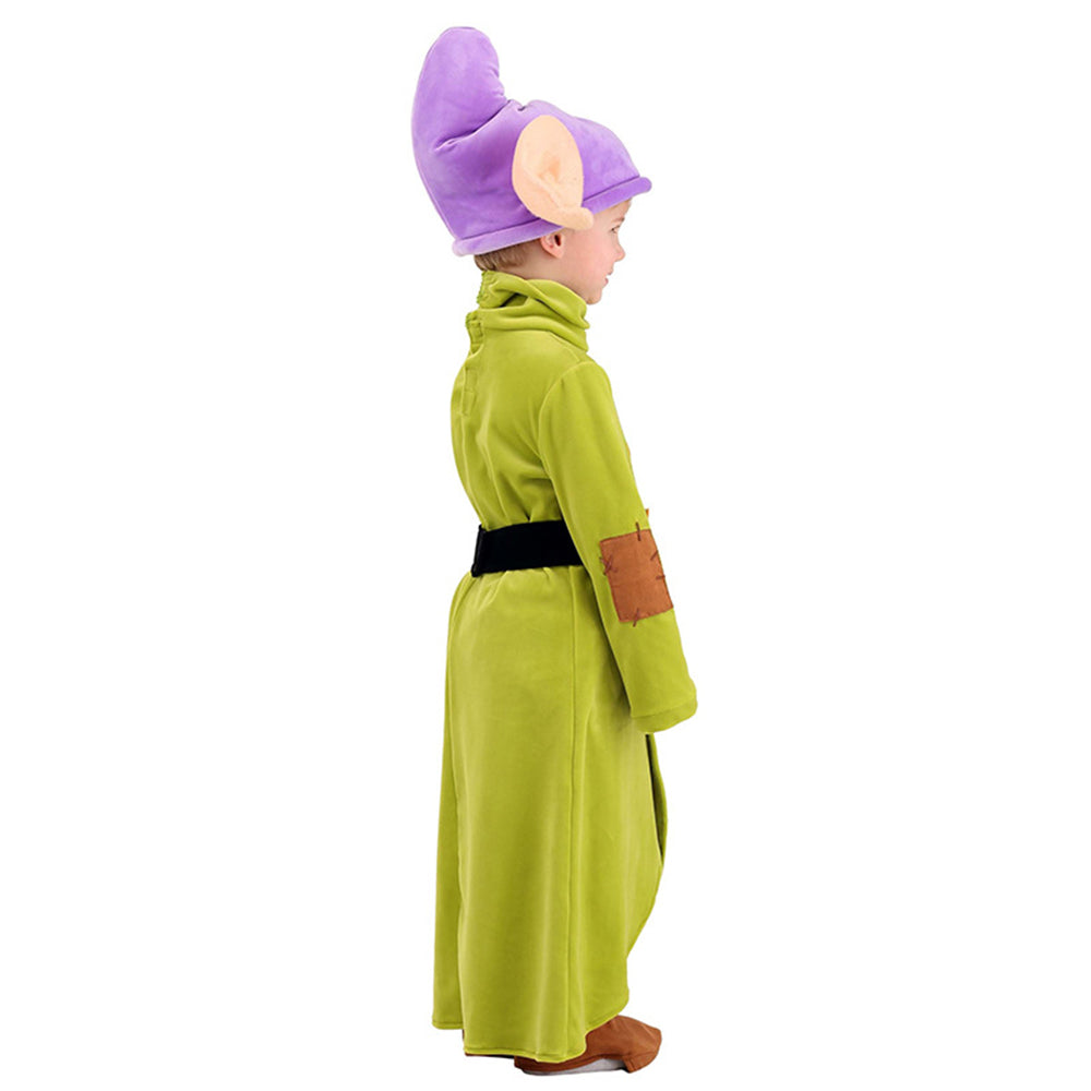 Costume di Brontolo Biancaneve per Bambini Piccoli Sette Nani Cosplay Halloween