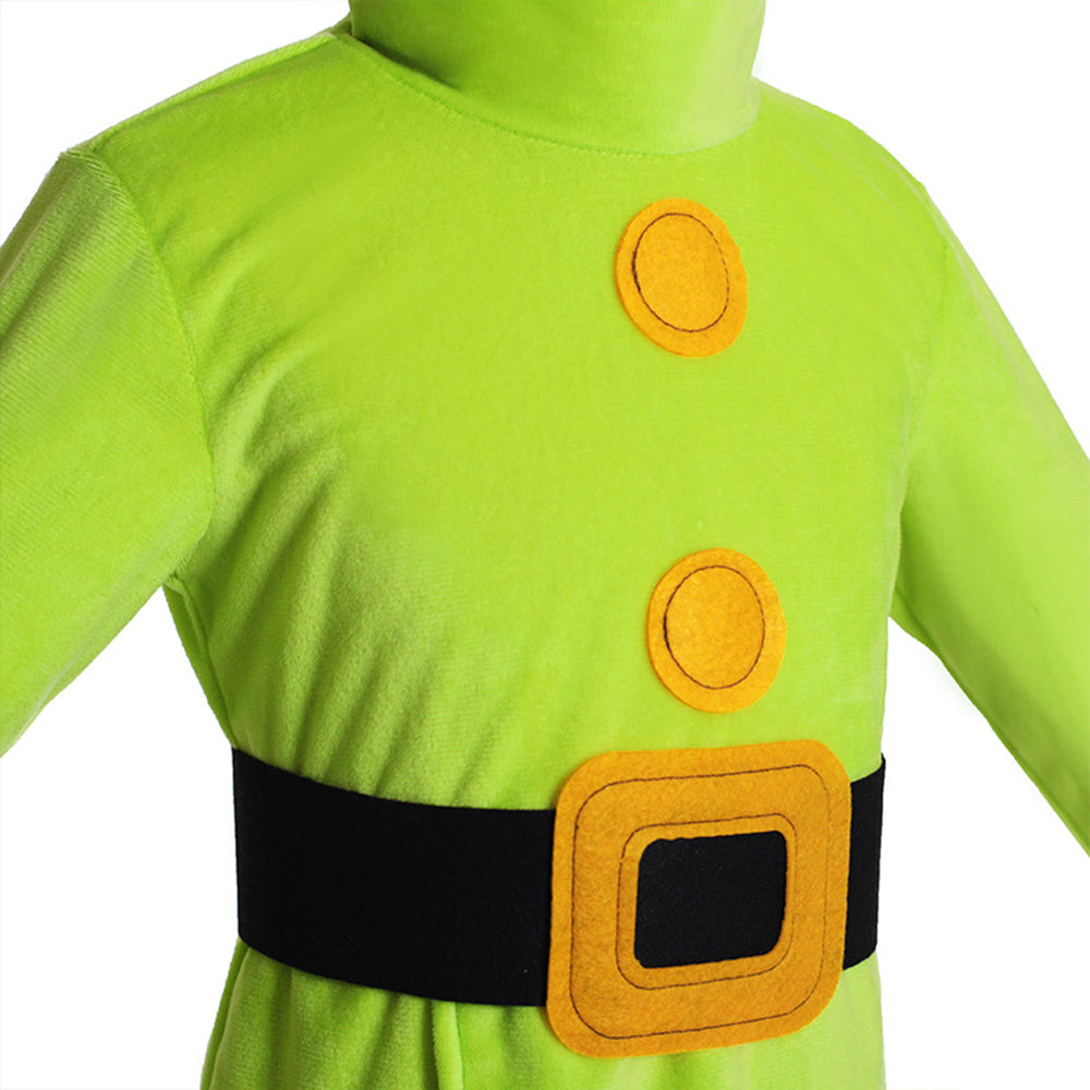 Costume di Brontolo Biancaneve per Bambini Piccoli Sette Nani Cosplay Halloween