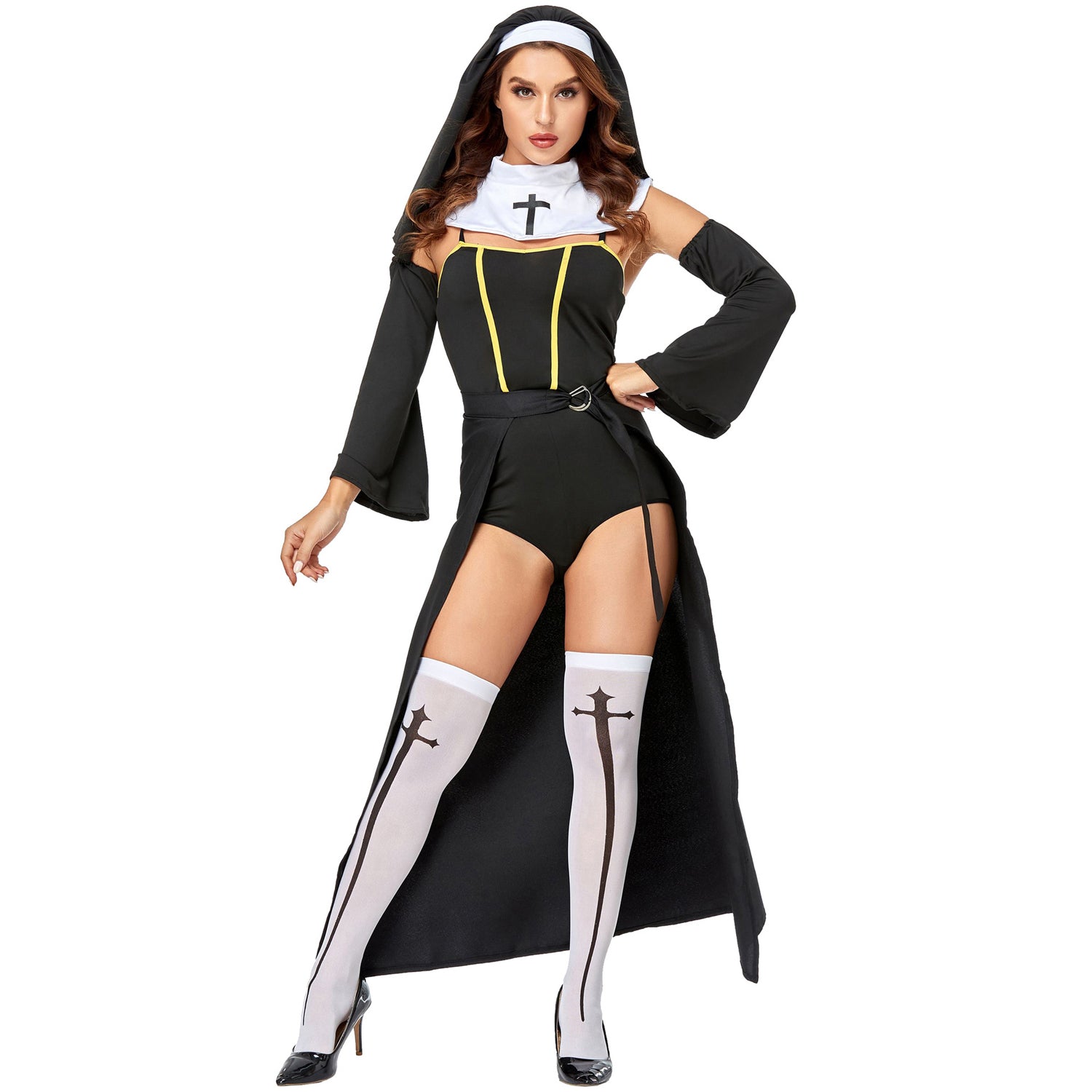 Costume da suora vampira per donna Halloween