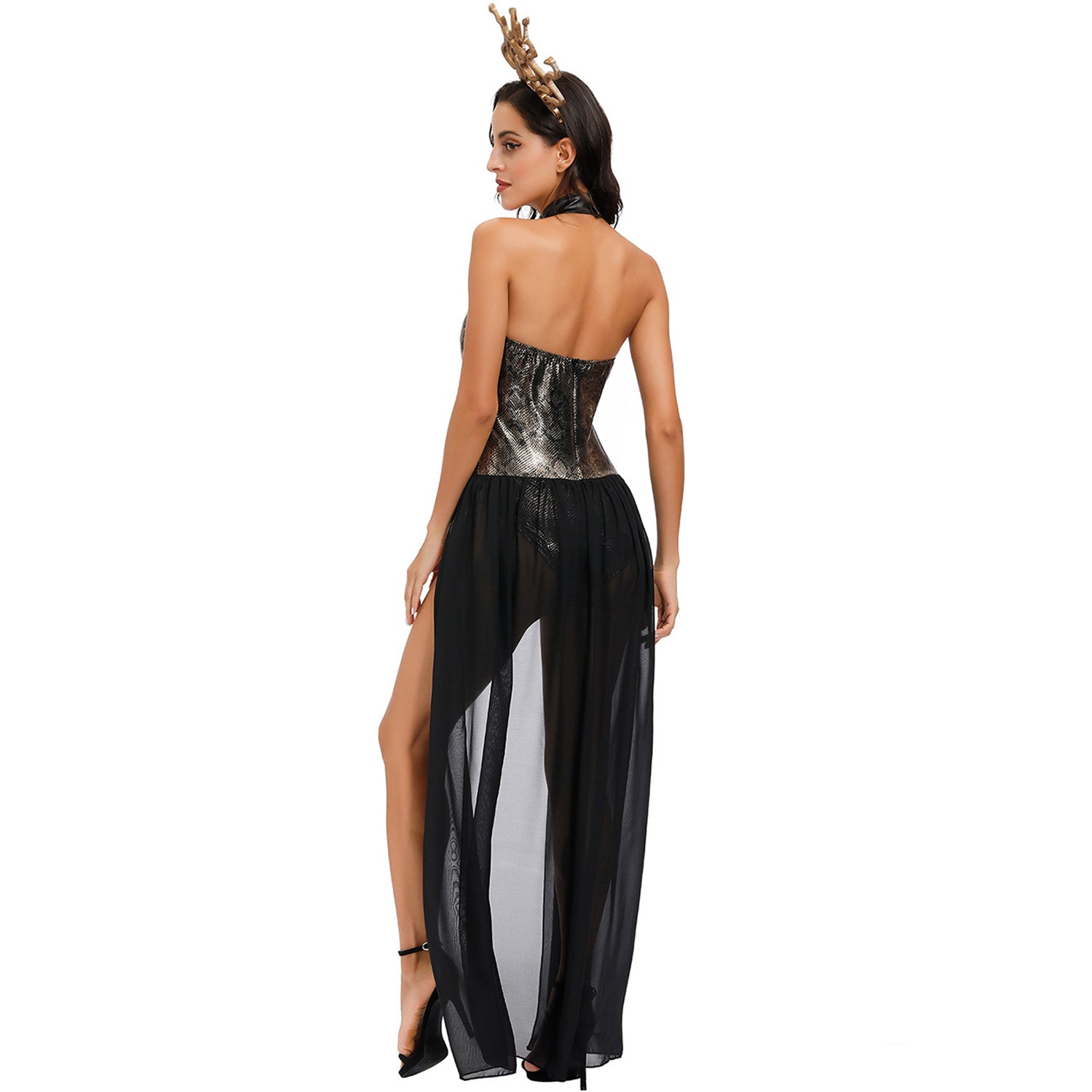 Costume di Medusa egiziana dea greca Halloween