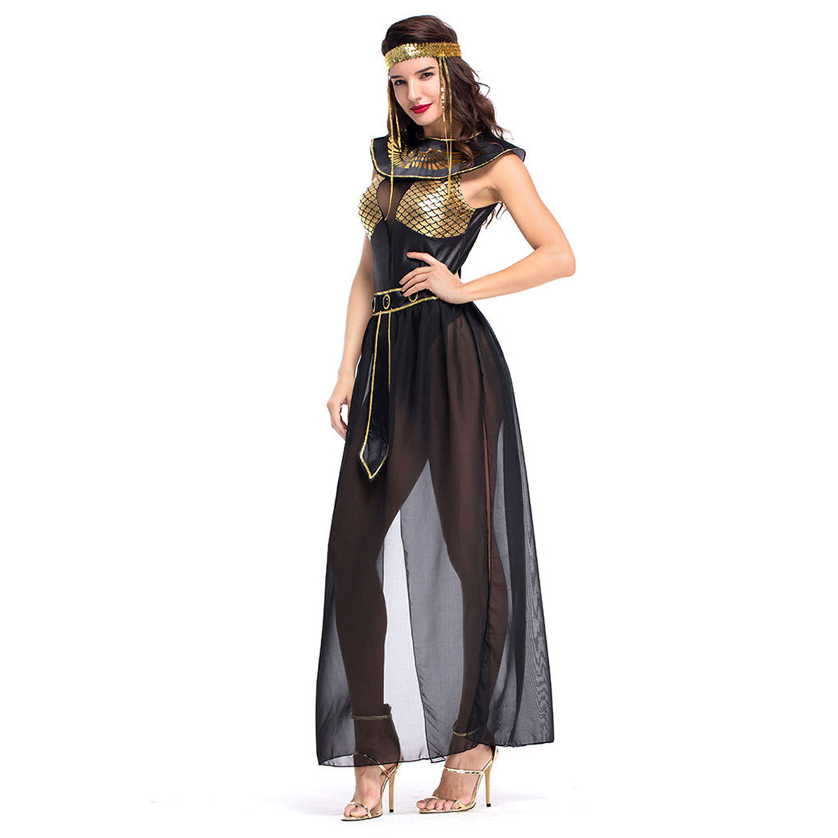 Costume del Faraone Cleopatra Cosplay Halloween