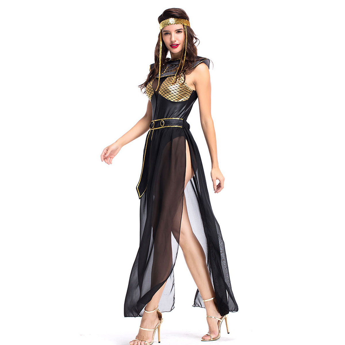 Costume del Faraone Cleopatra Cosplay Halloween