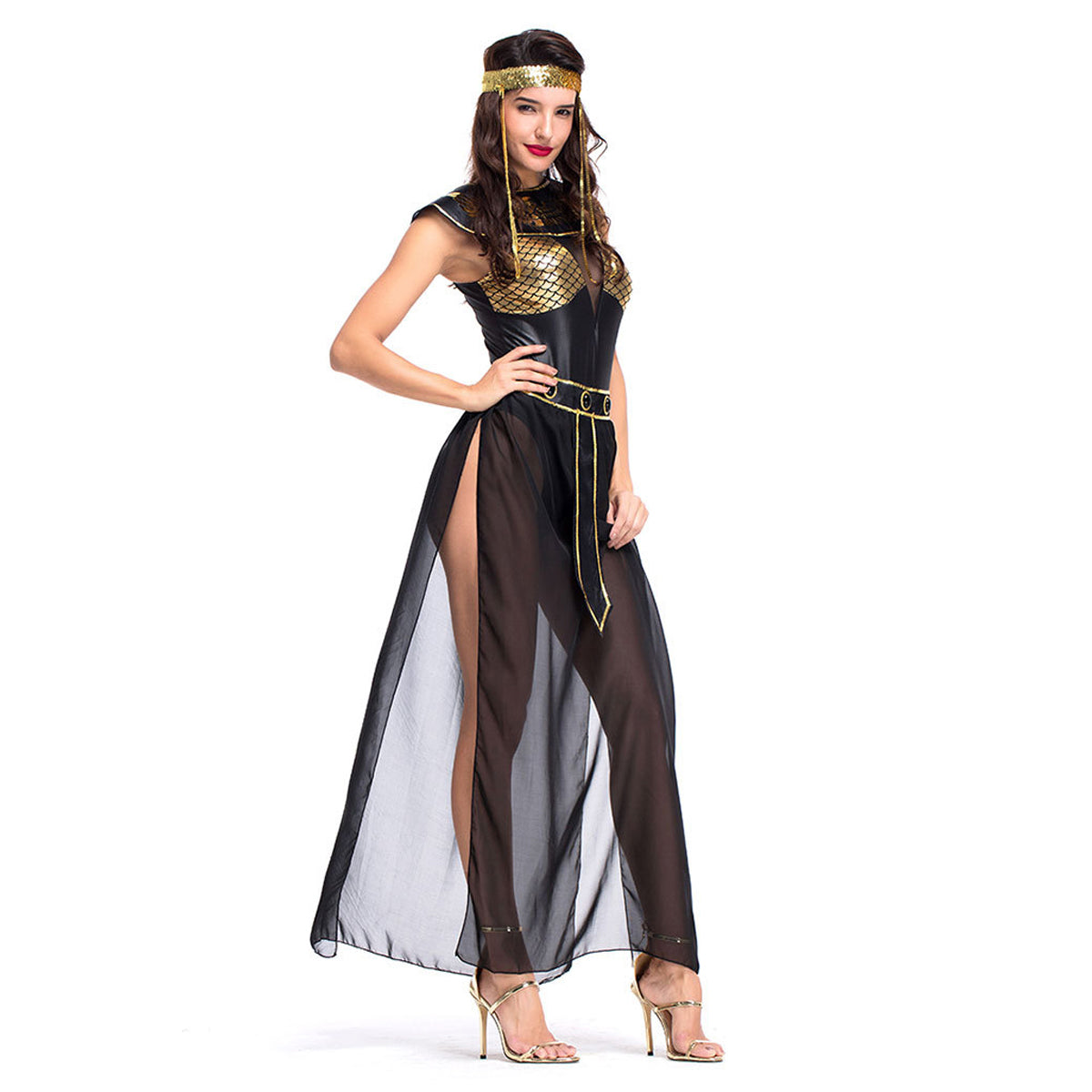 Costume del Faraone Cleopatra Cosplay Halloween