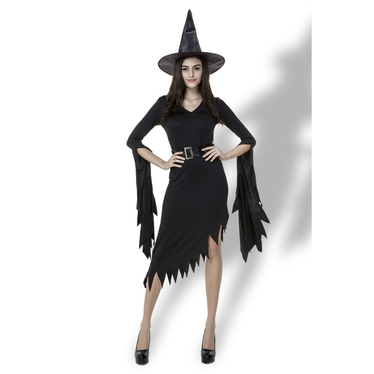 Costume da strega Wicky per Halloween