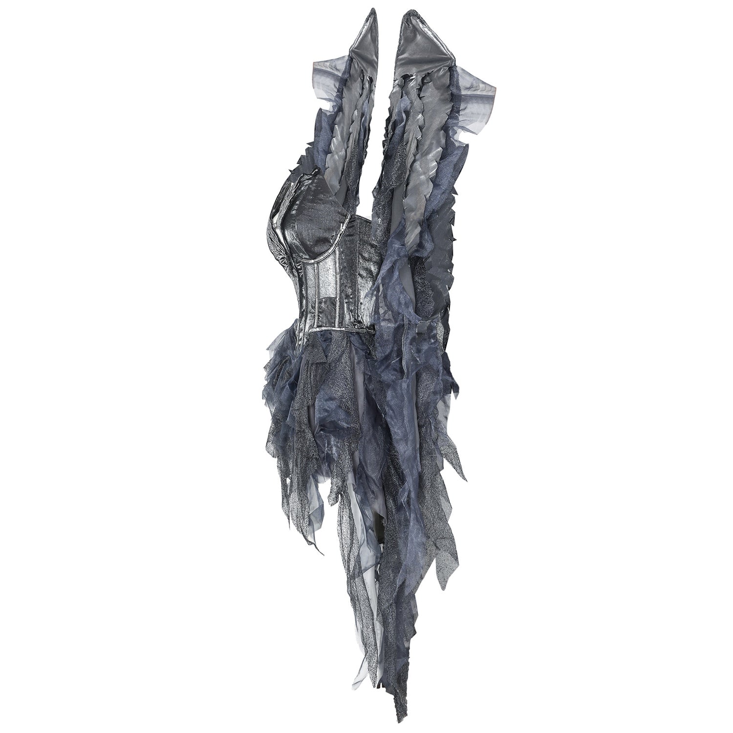 Costume Deluxe Angelo Celestiale con Ali per Donna