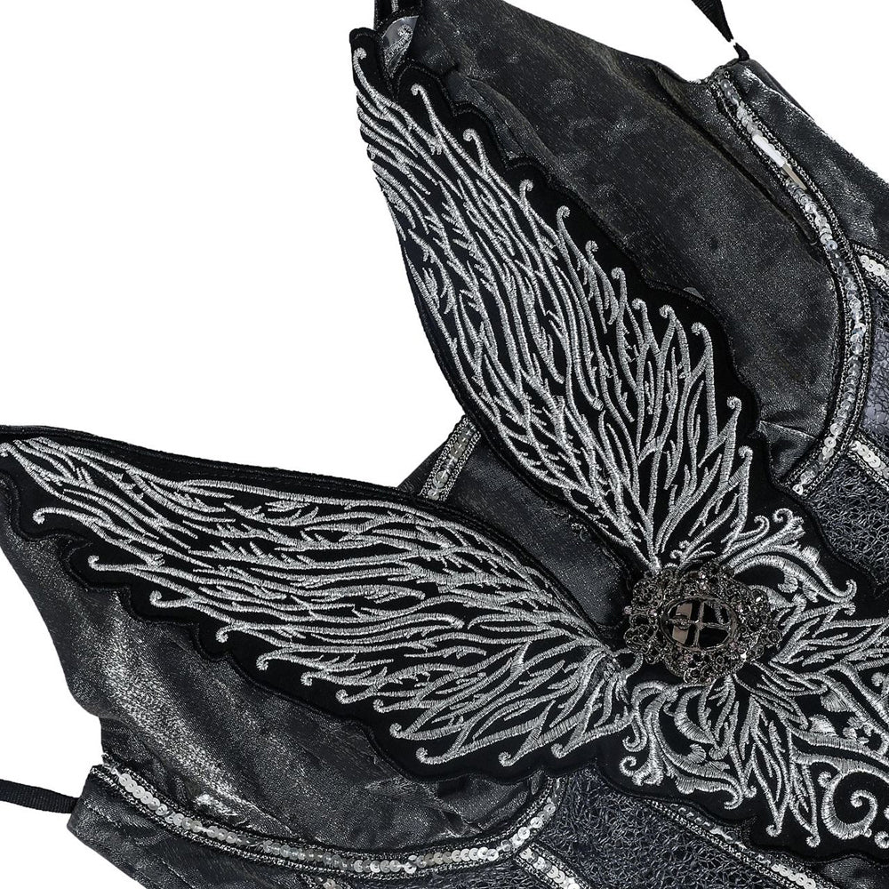 Costume Deluxe Angelo Celestiale con Ali per Donna