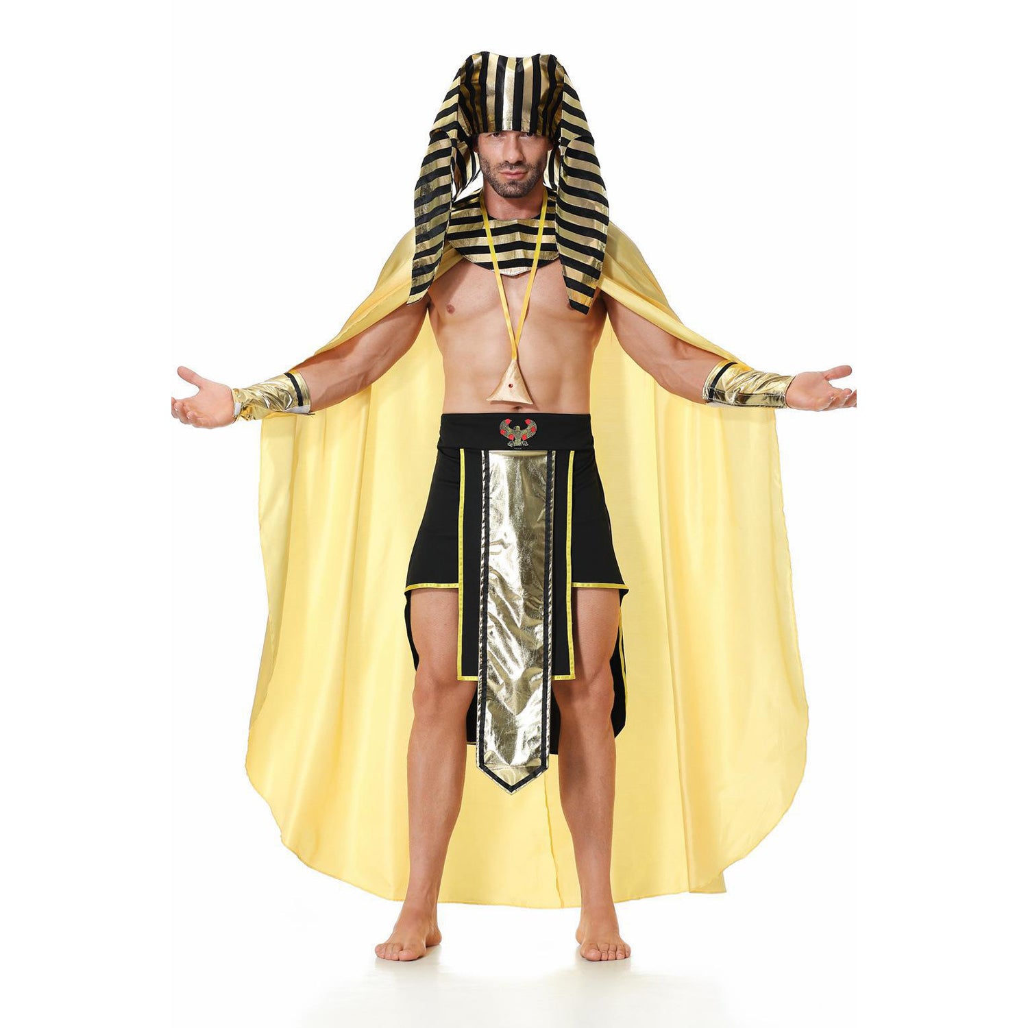 Costume di Halloween del Faraone Reale per Uomo Adulto