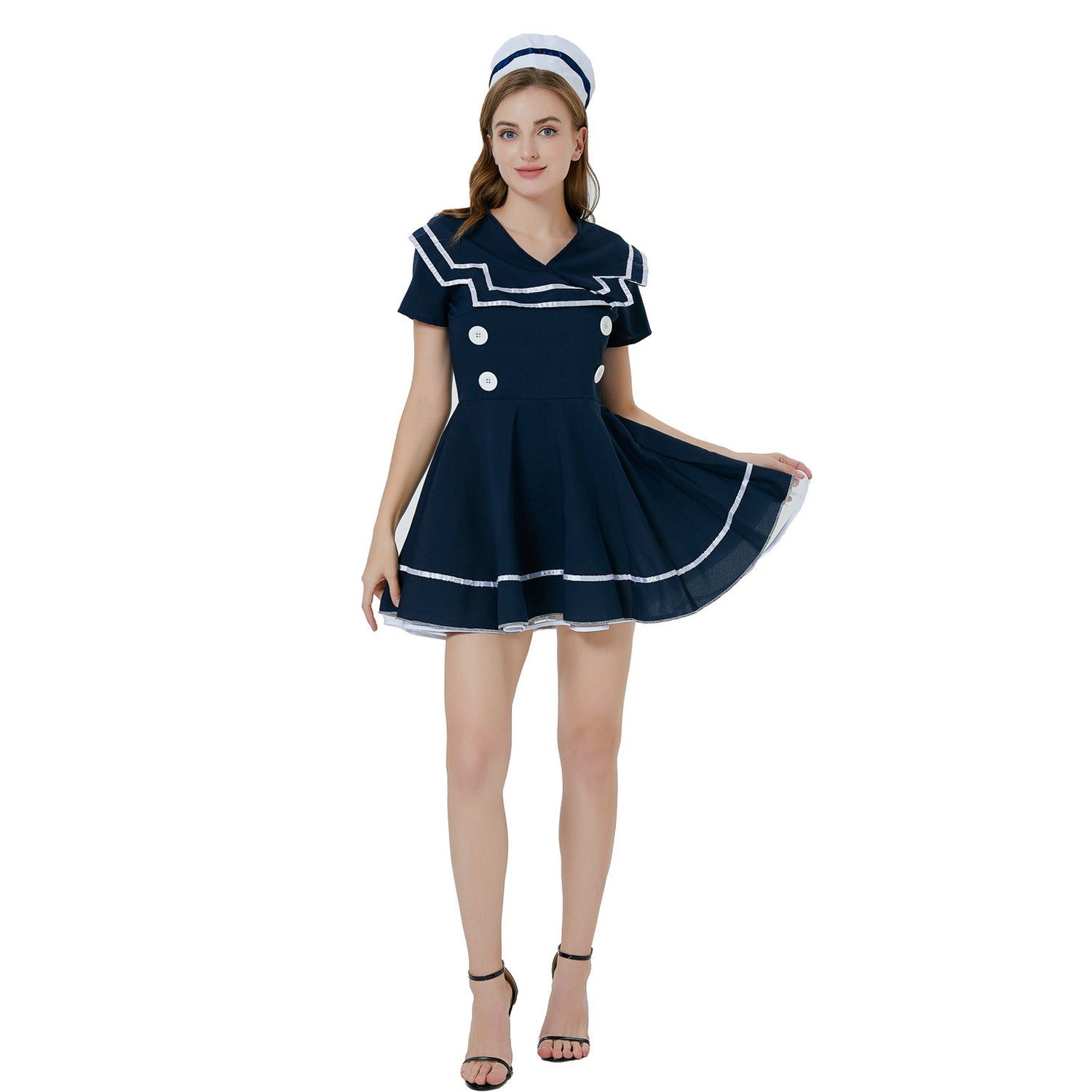 Costume da Capitano Marinaio Pin Up Donna