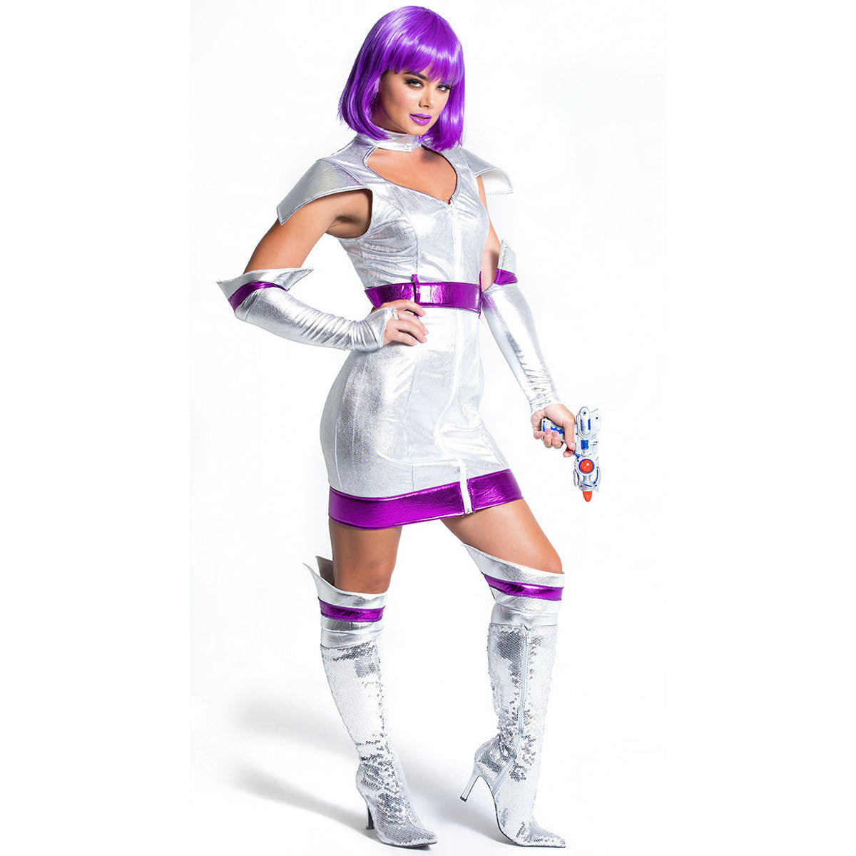 Costumi da festa vestito elfo astronauta per donna