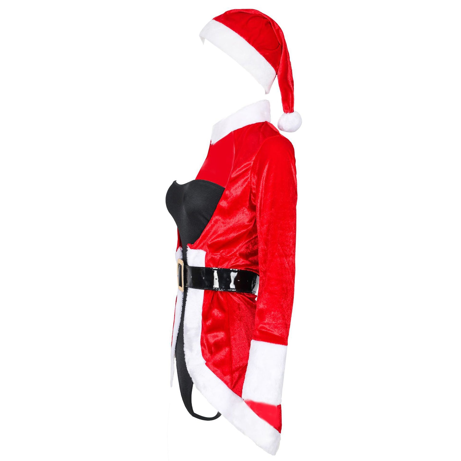 Costume da donna per Natale, set costume vestito smoking e tuta