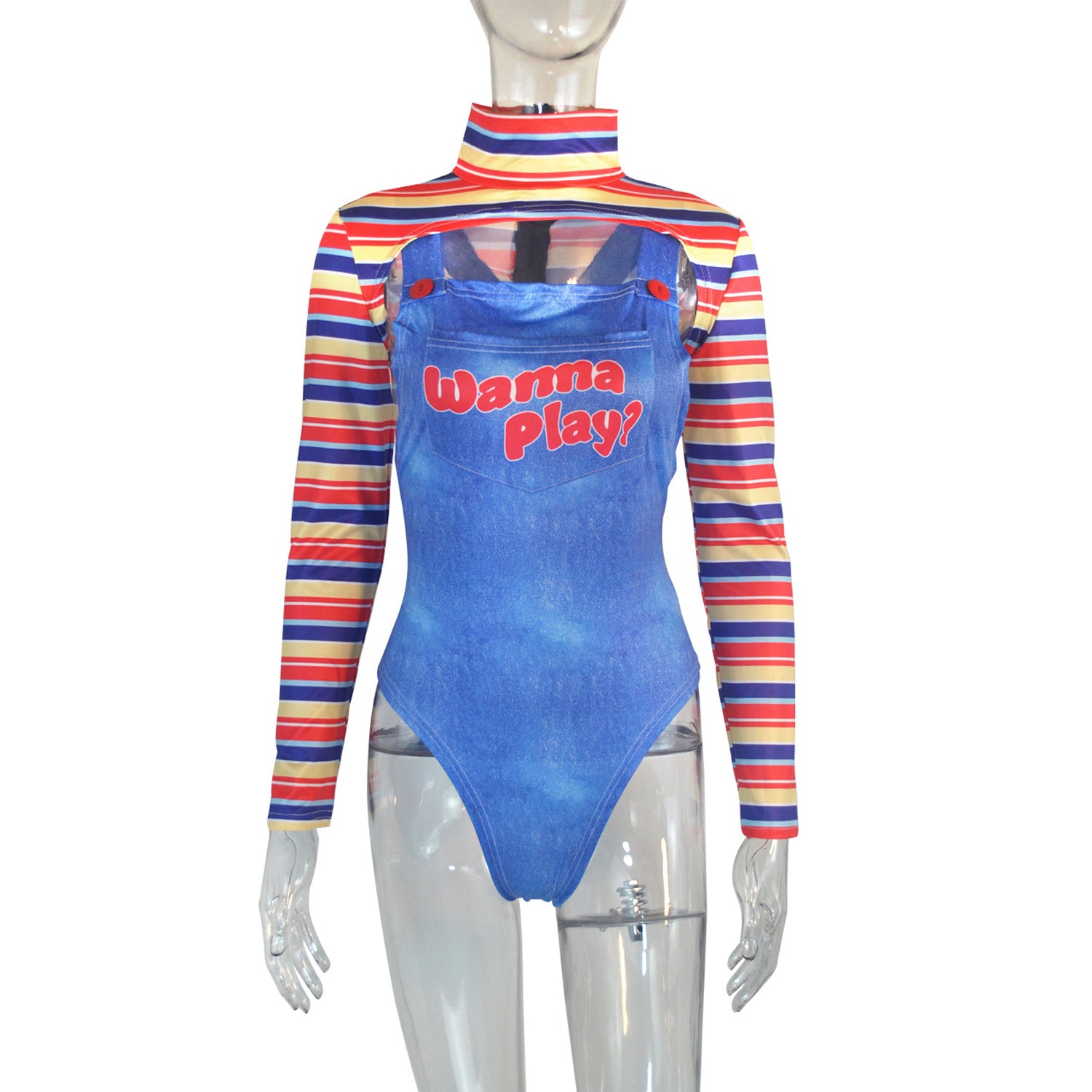 Costumi da festa cosplay Wanna Play stampati per donne