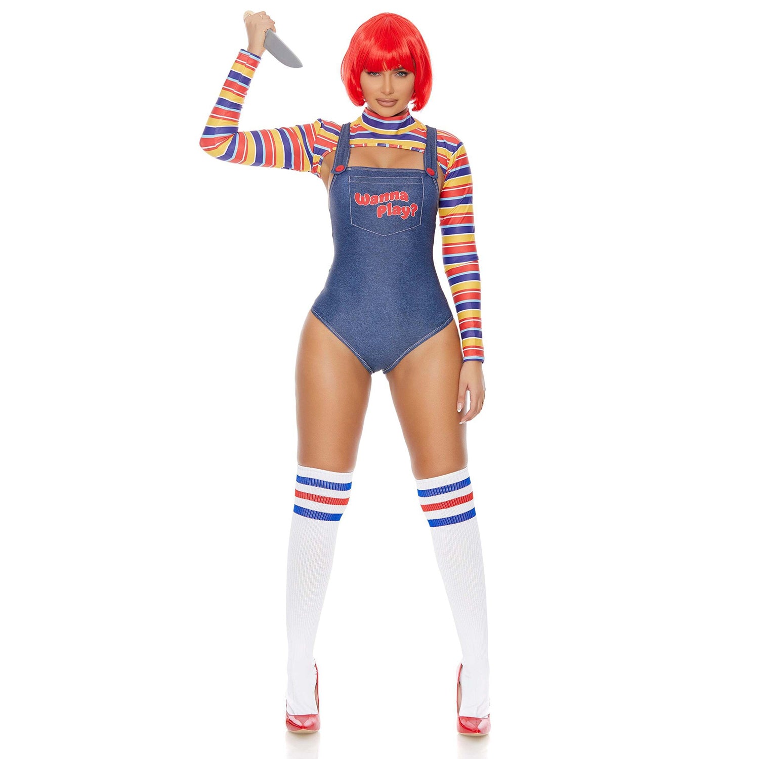 Costumi da festa cosplay Wanna Play stampati per donne