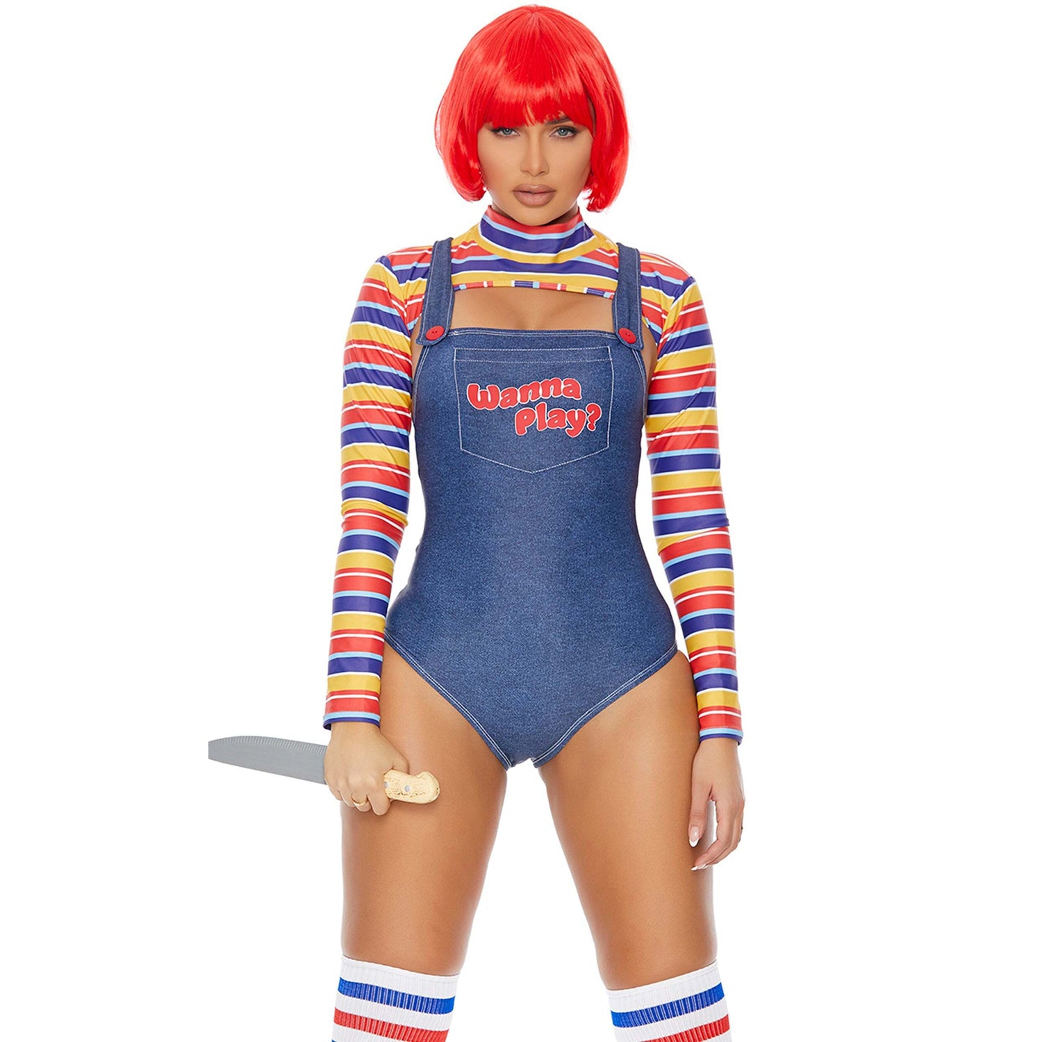 Costumi da festa cosplay Wanna Play stampati per donne